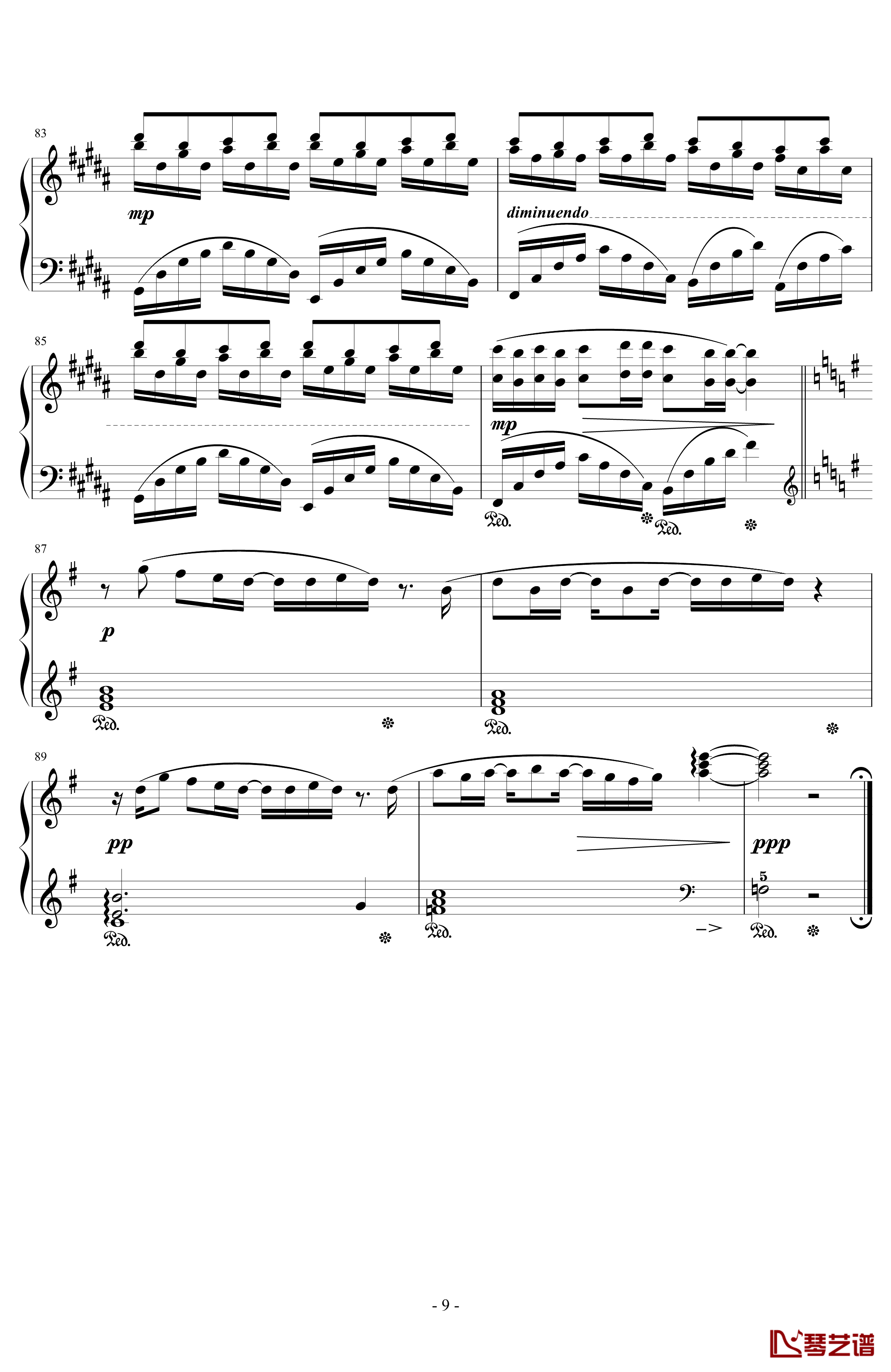 幽灵法则钢琴谱-初音未来9