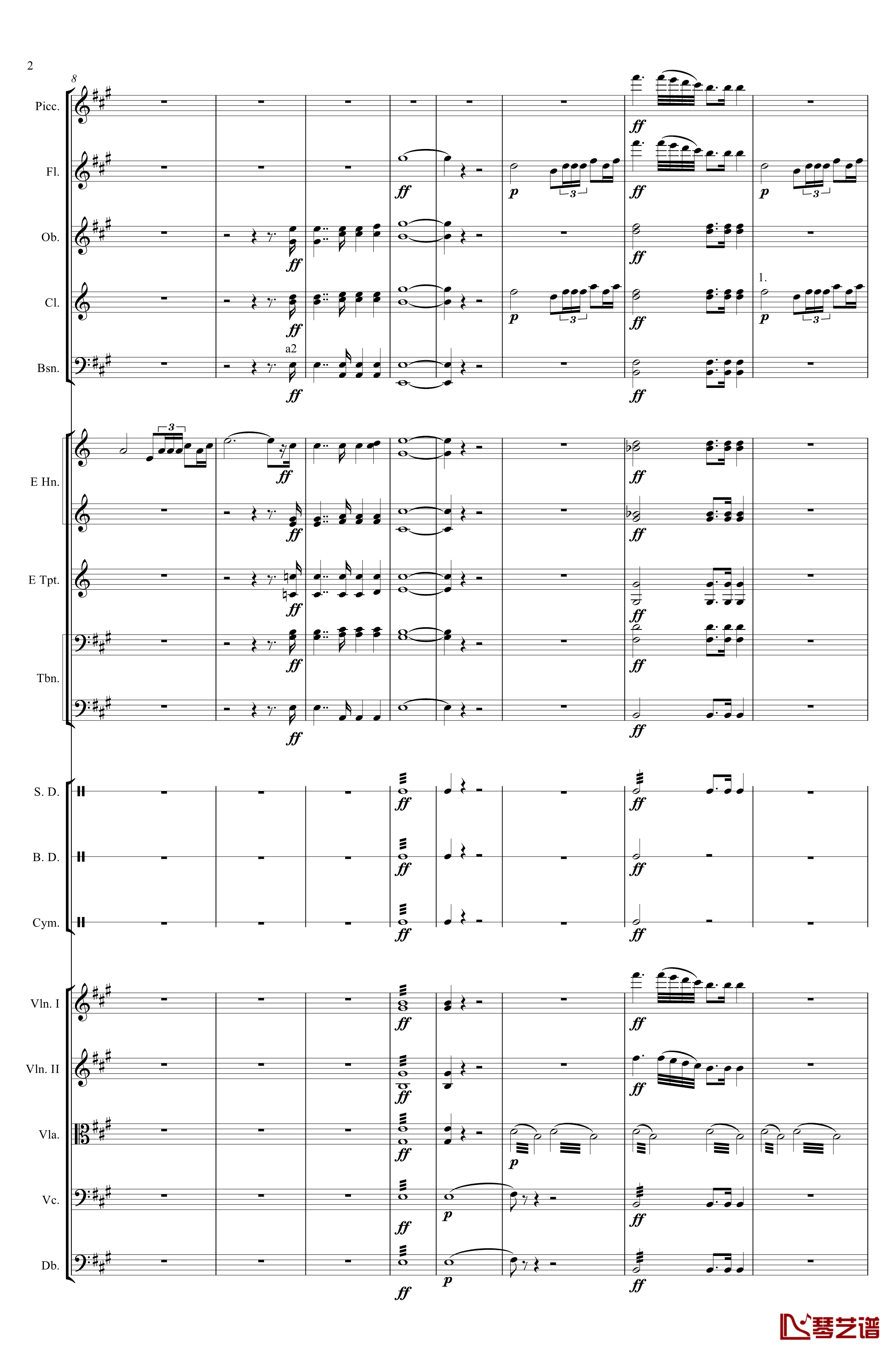 轻骑兵序曲钢琴谱-Franz von Suppe2