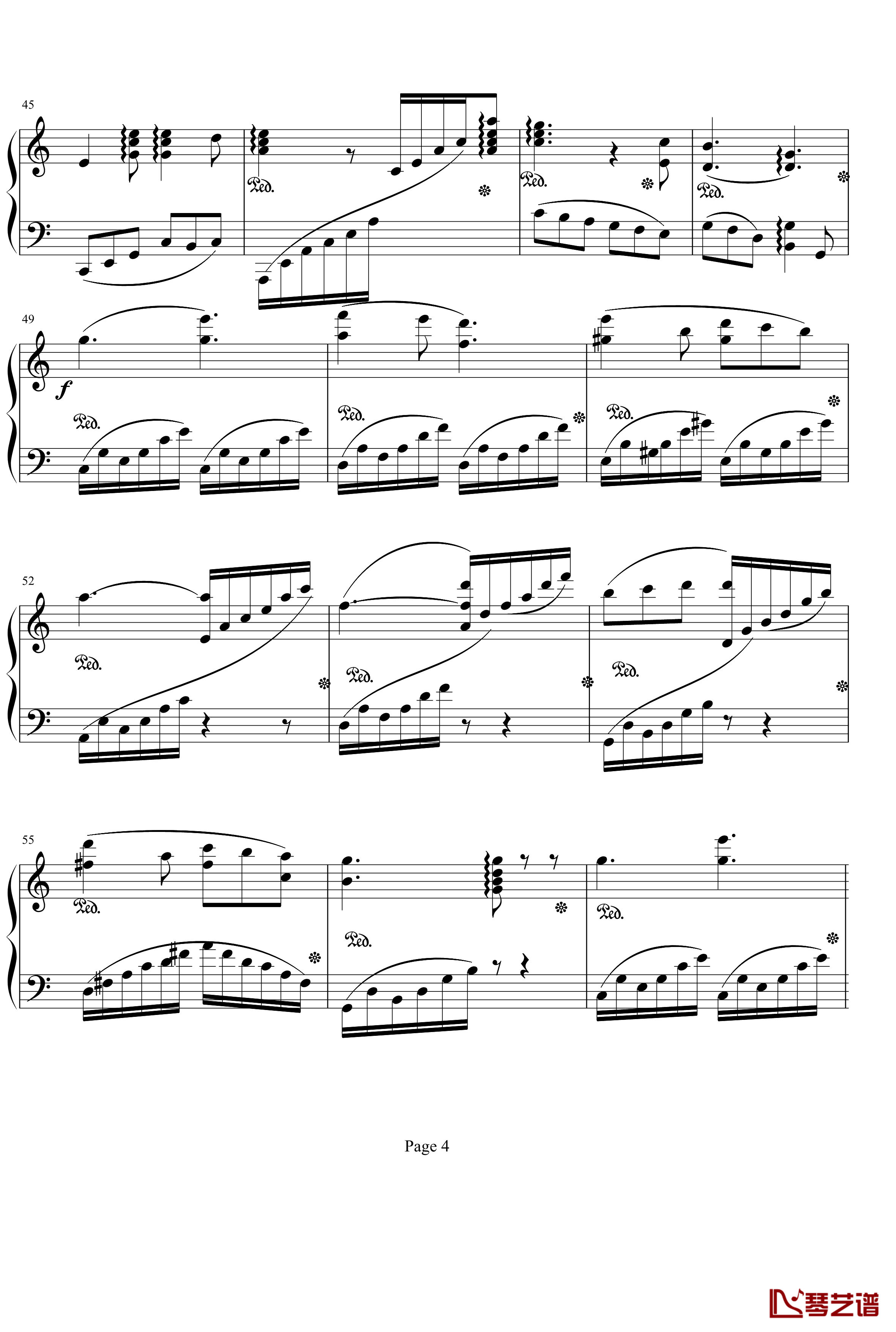 小奏鸣曲钢琴谱-C大调-项道荣4