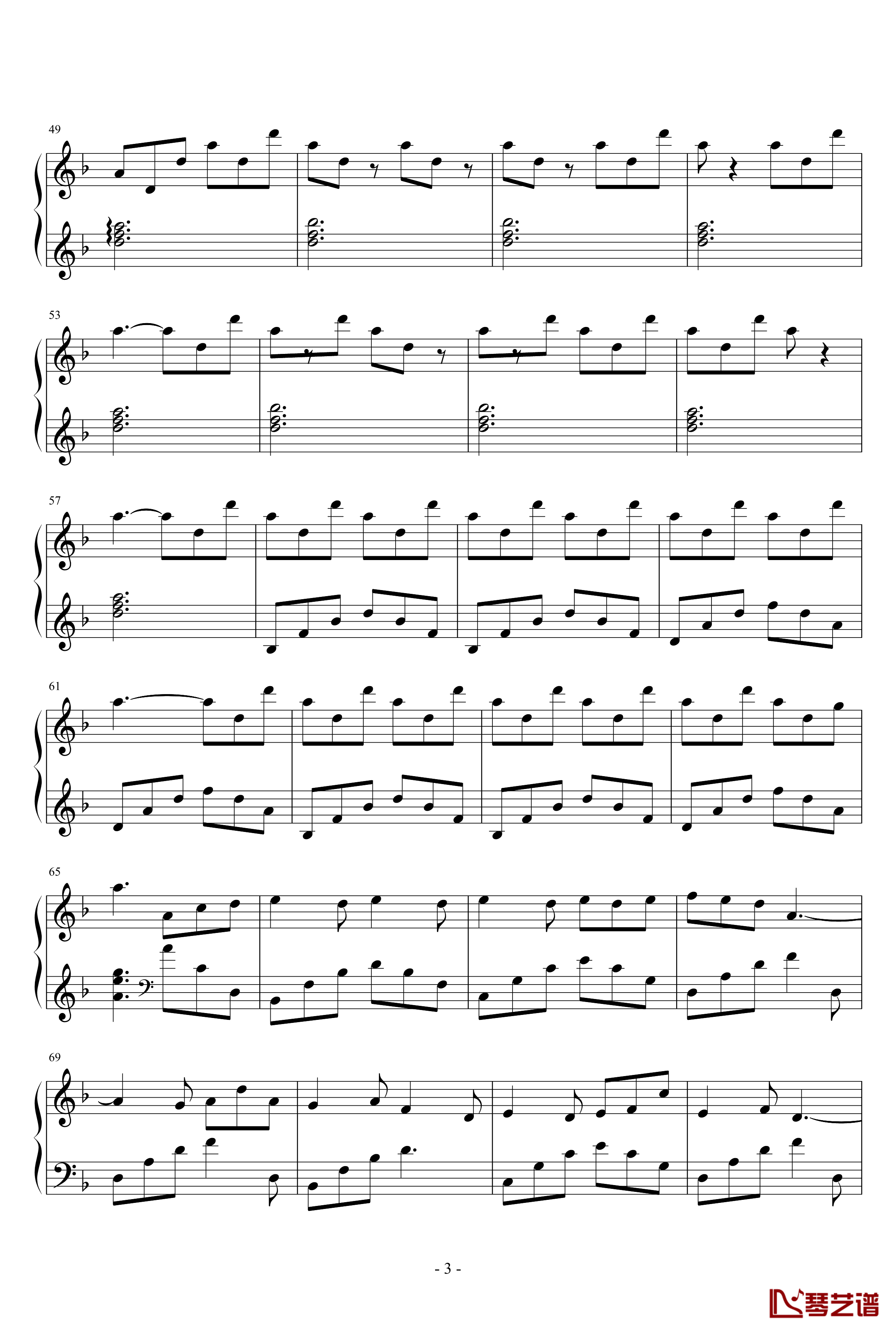 残月竹影钢琴谱-适合大晚上的听-lcx645793