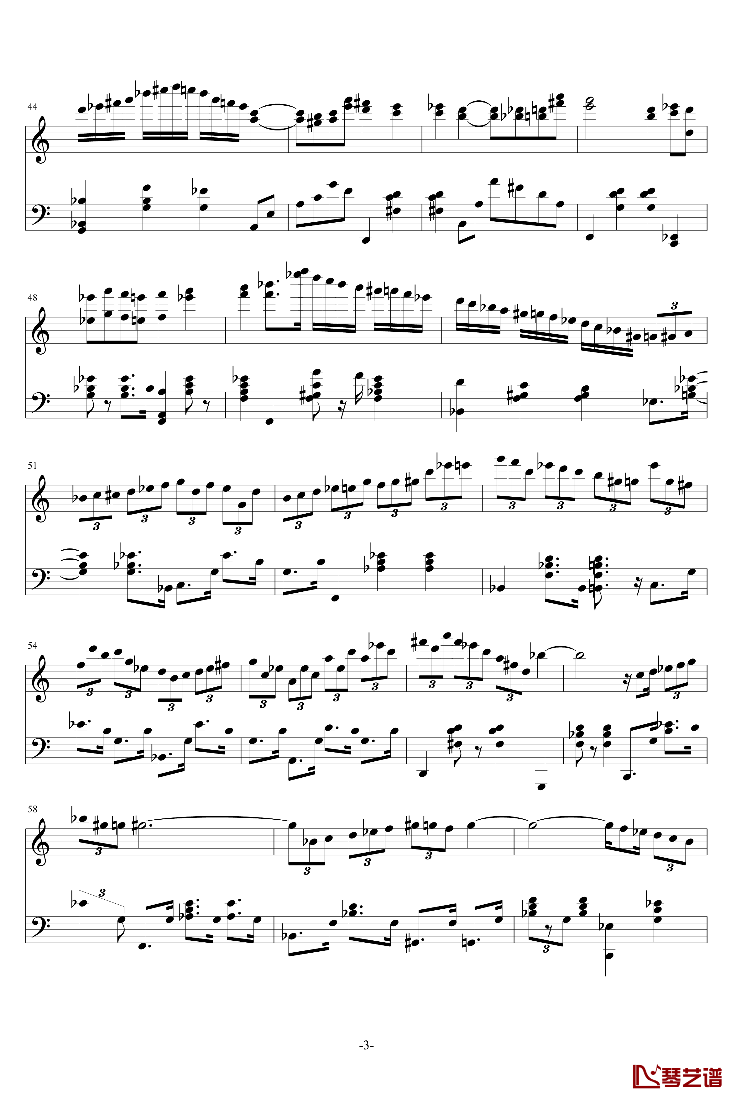 Magic Waltz钢琴谱-基本接近原版-海上钢琴师3