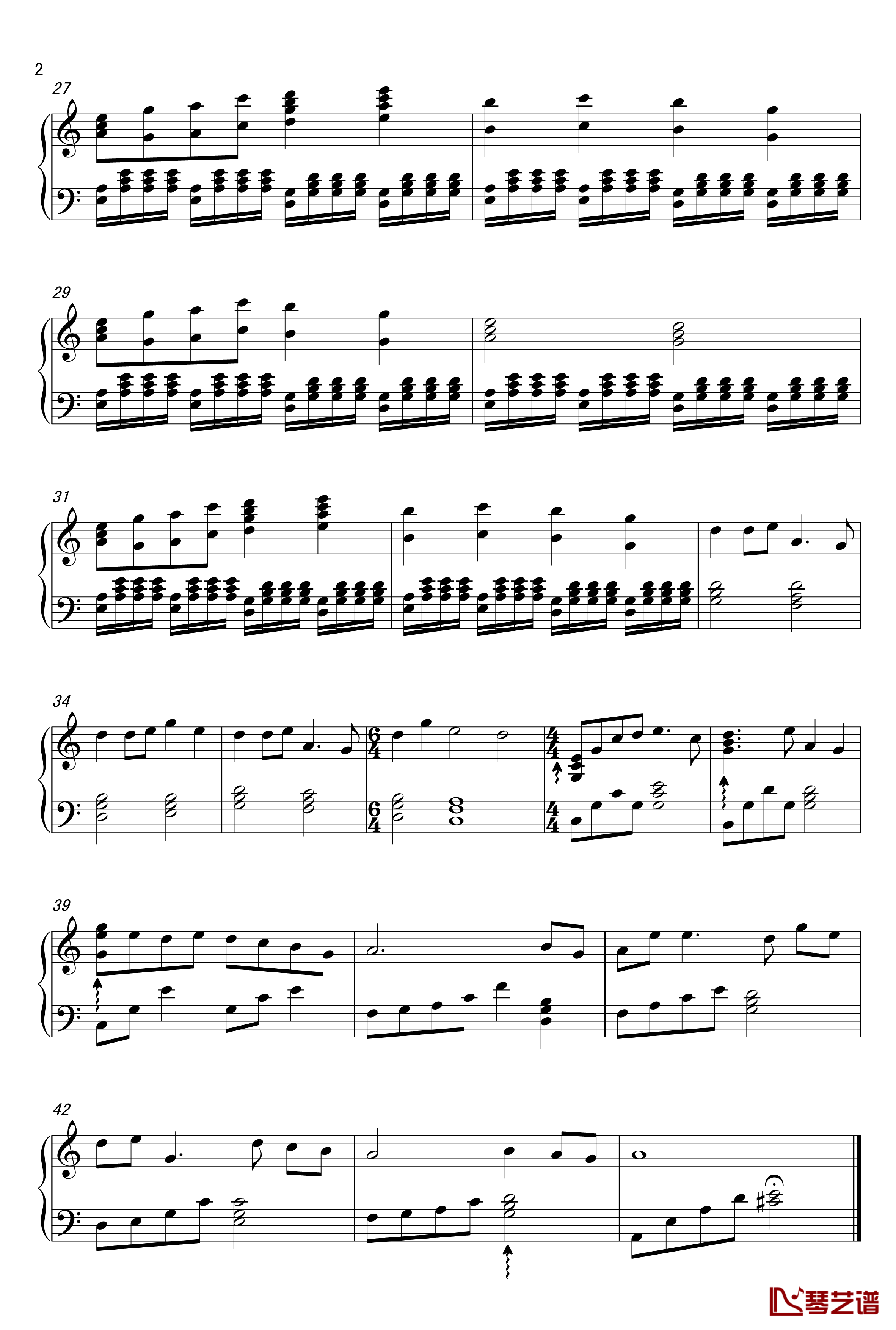 少女钢琴谱-源氏物语千年纪-S.E.N.S2