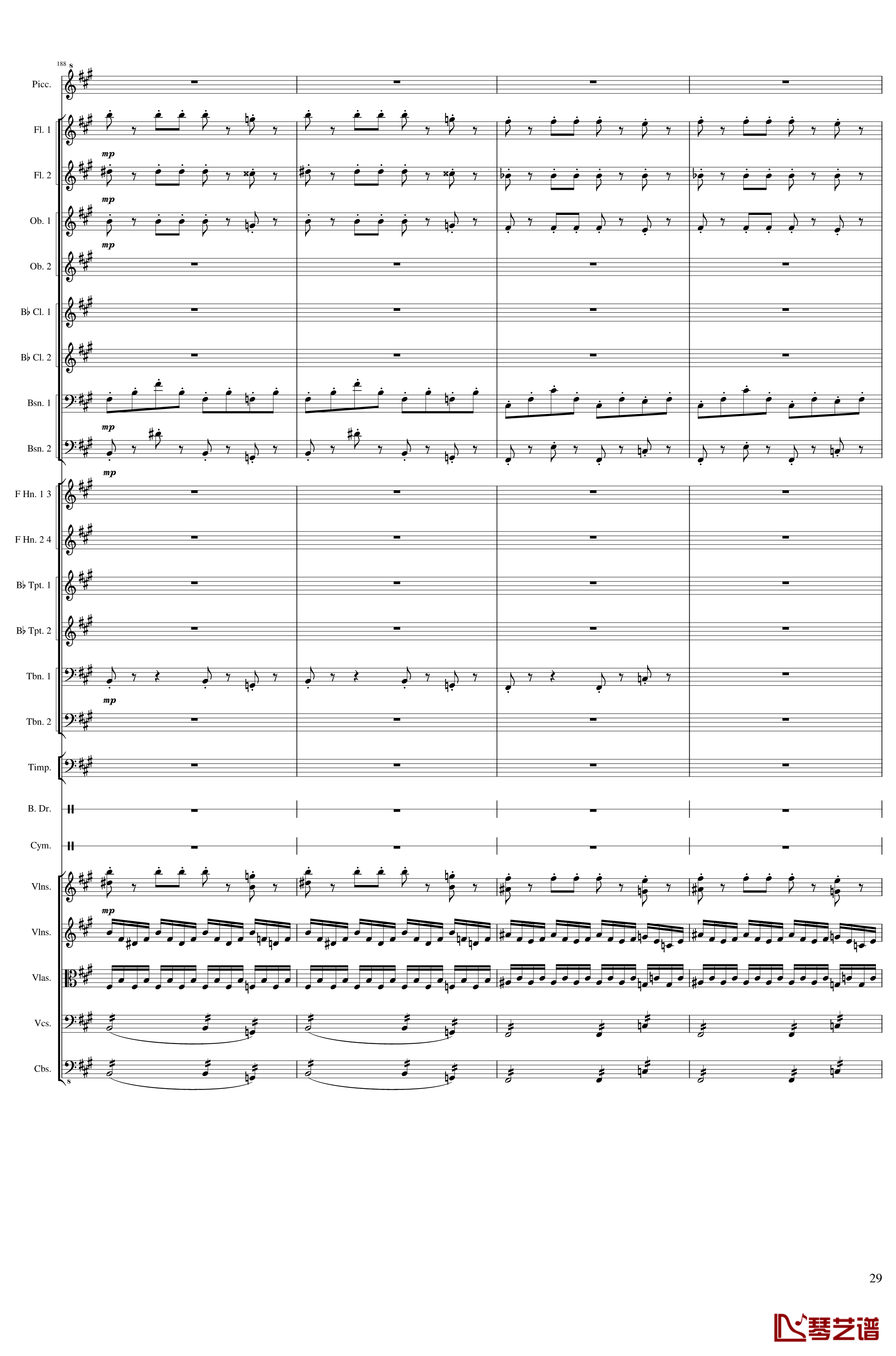 Carnival钢琴谱-Op.posth-一个球29