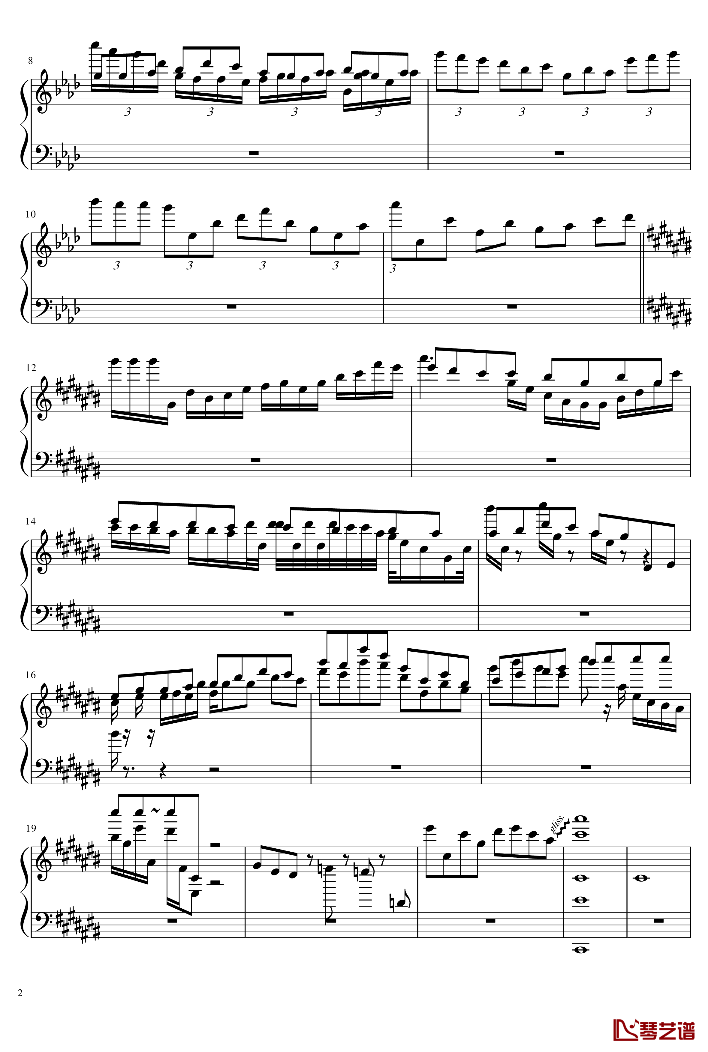 alisent desses钢琴谱-wuyue12182