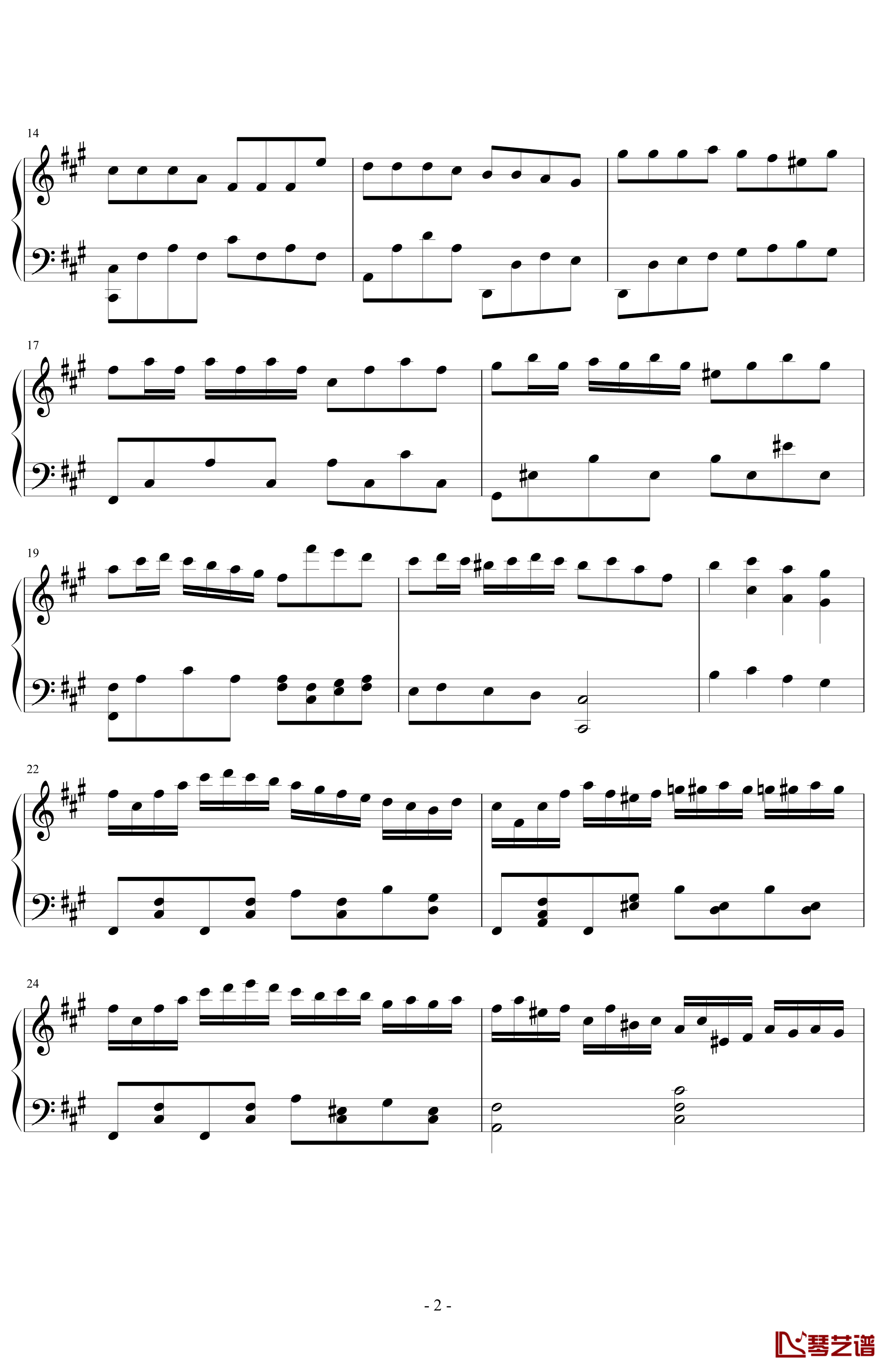 无题钢琴谱-PARROT1862