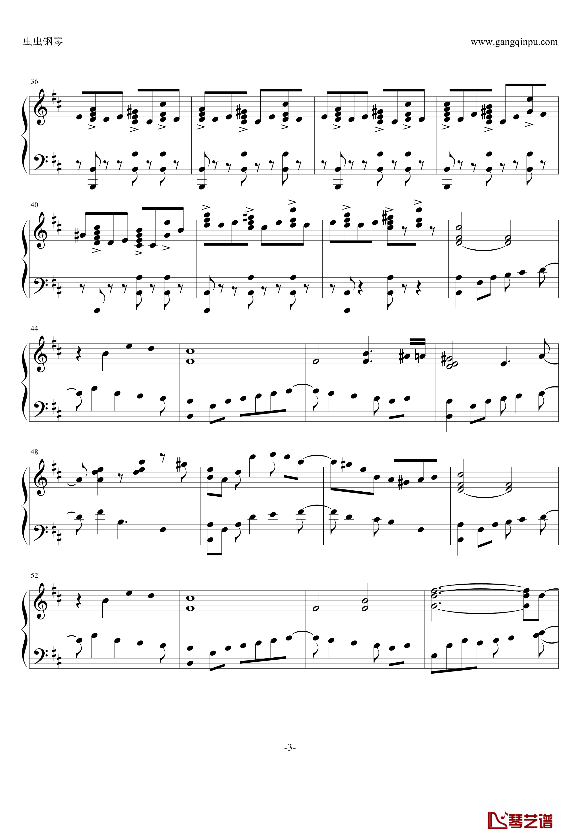 最终幻想13雷霆主题音乐钢琴谱-ライトニングのテーマ 閃光-最终幻想3