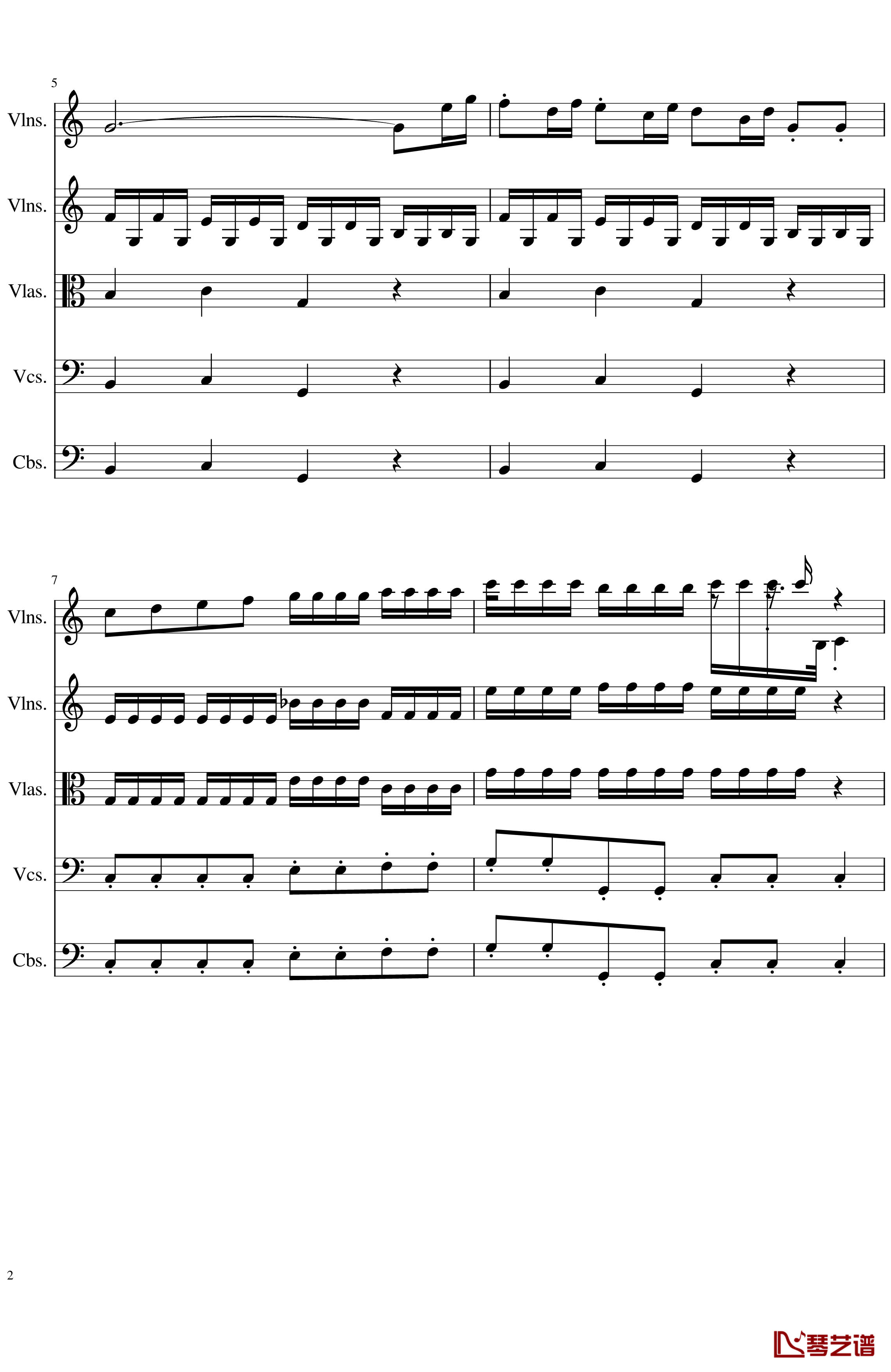 March in C, Op.124b钢琴谱-一个球2