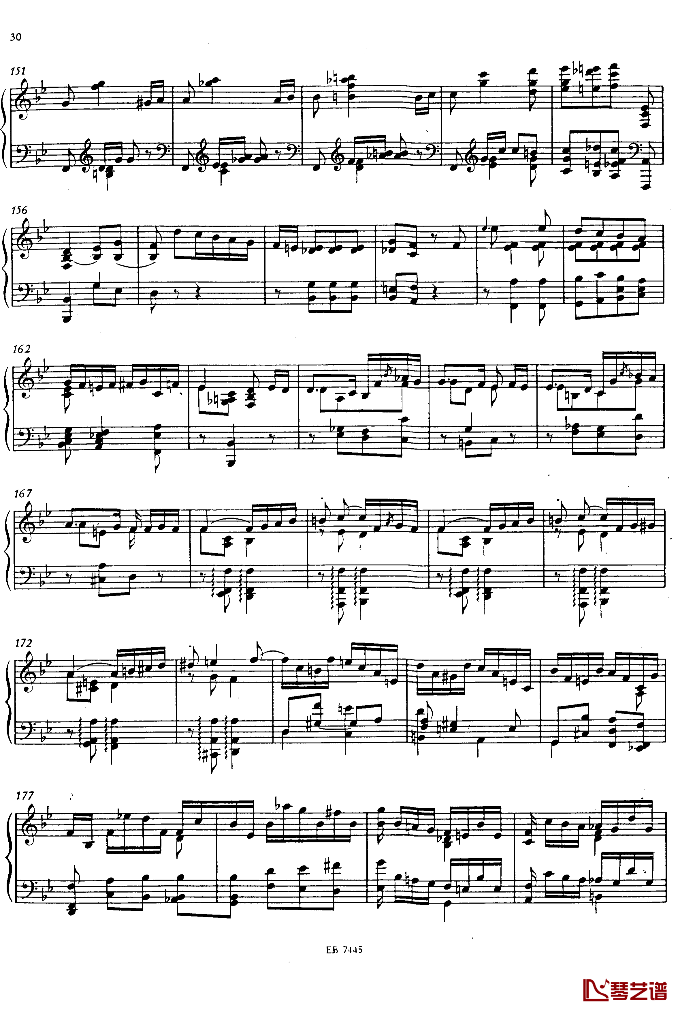 g小调钢琴奏鸣曲钢琴谱-舒曼-克拉拉22