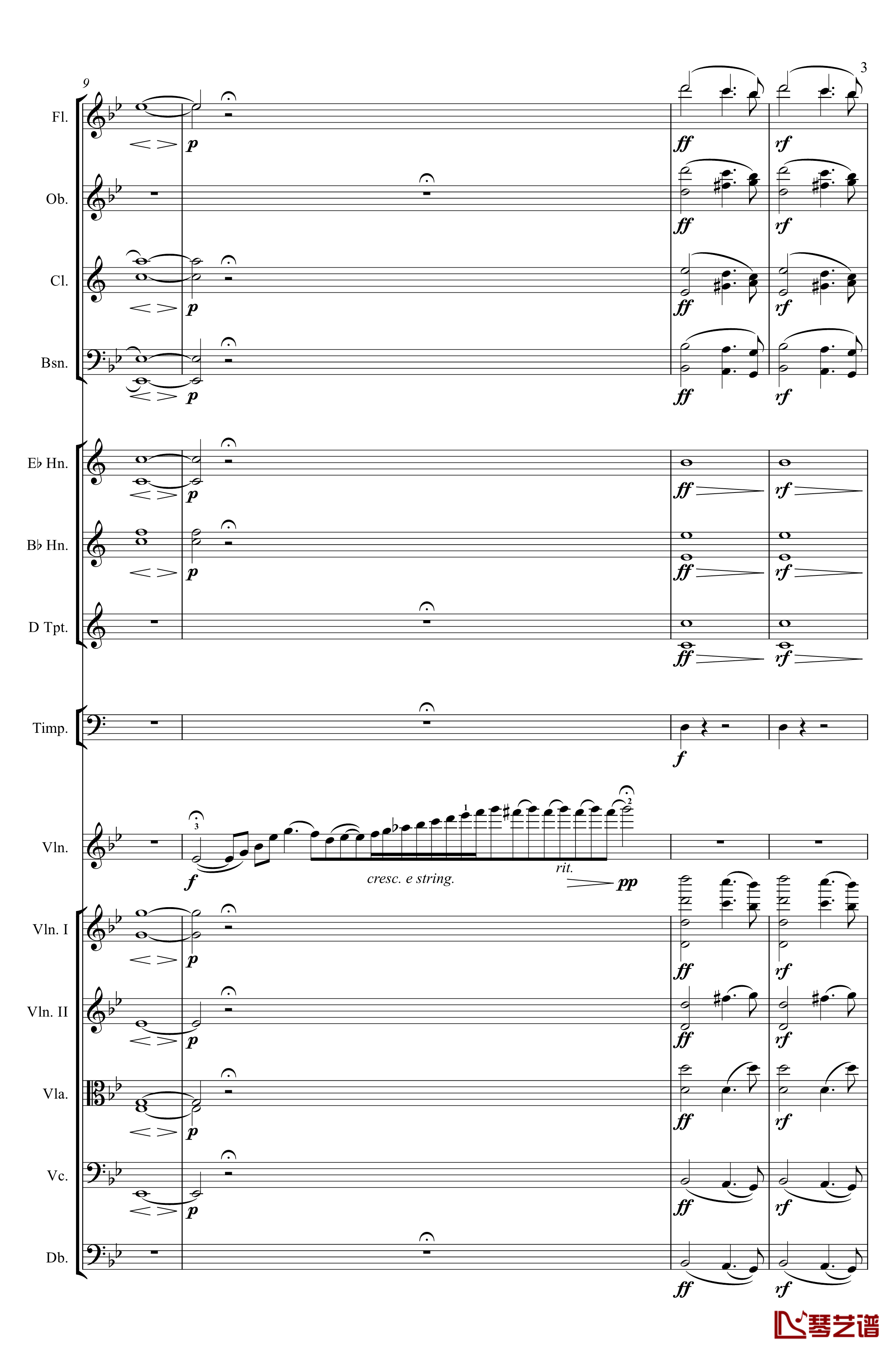 g小调第1小提琴协奏曲Op.26钢琴谱-第一乐章-Max Bruch3