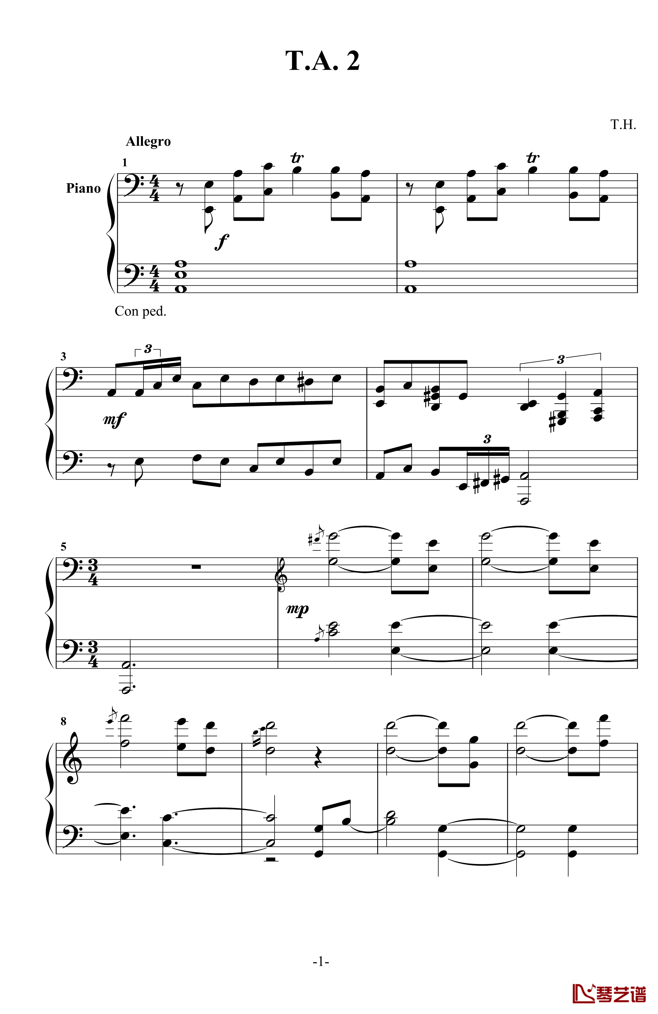 T. A. 2钢琴谱-MITTAL1