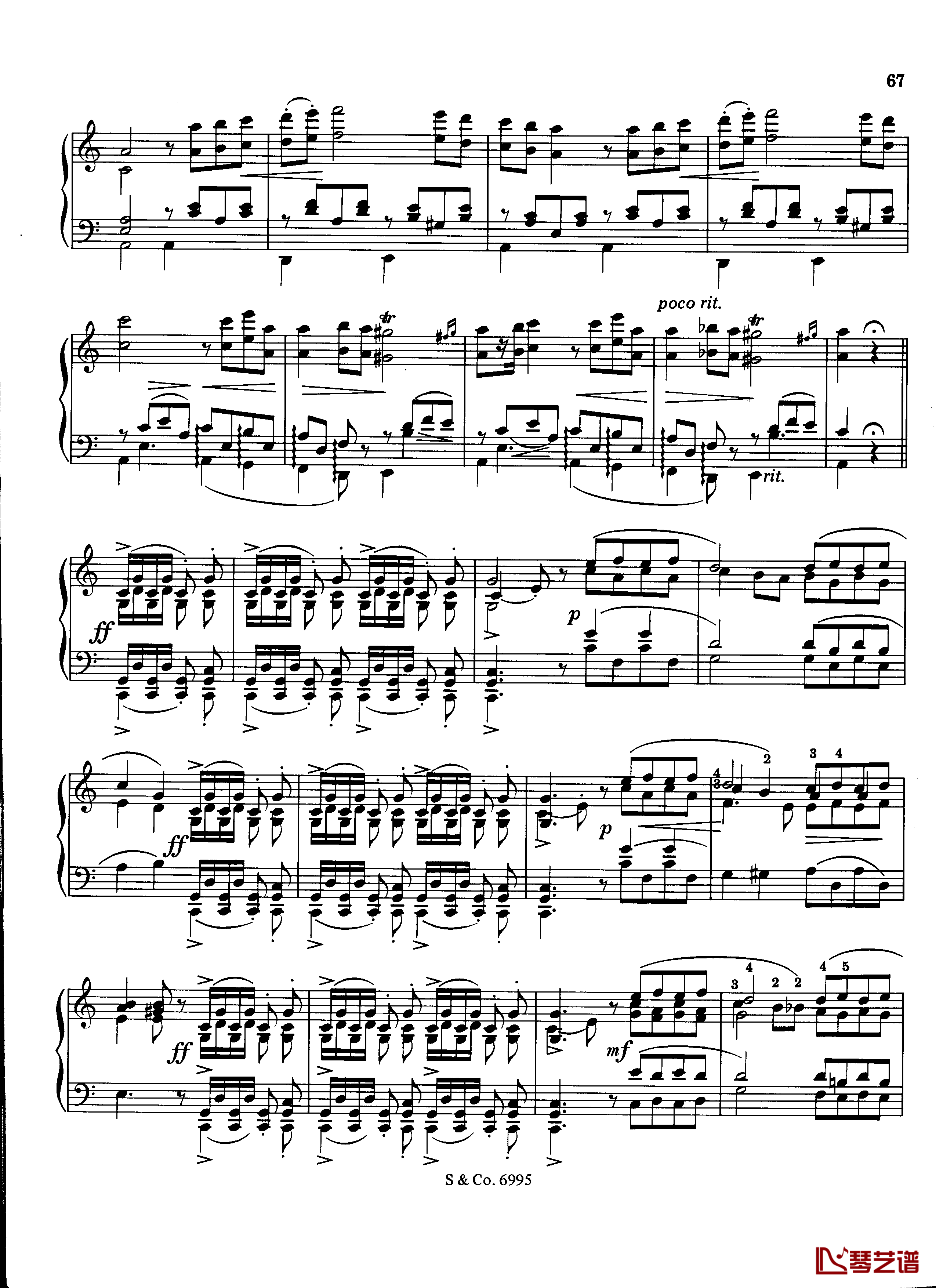 LA ROMANESCA钢琴谱S.252a-李斯特3