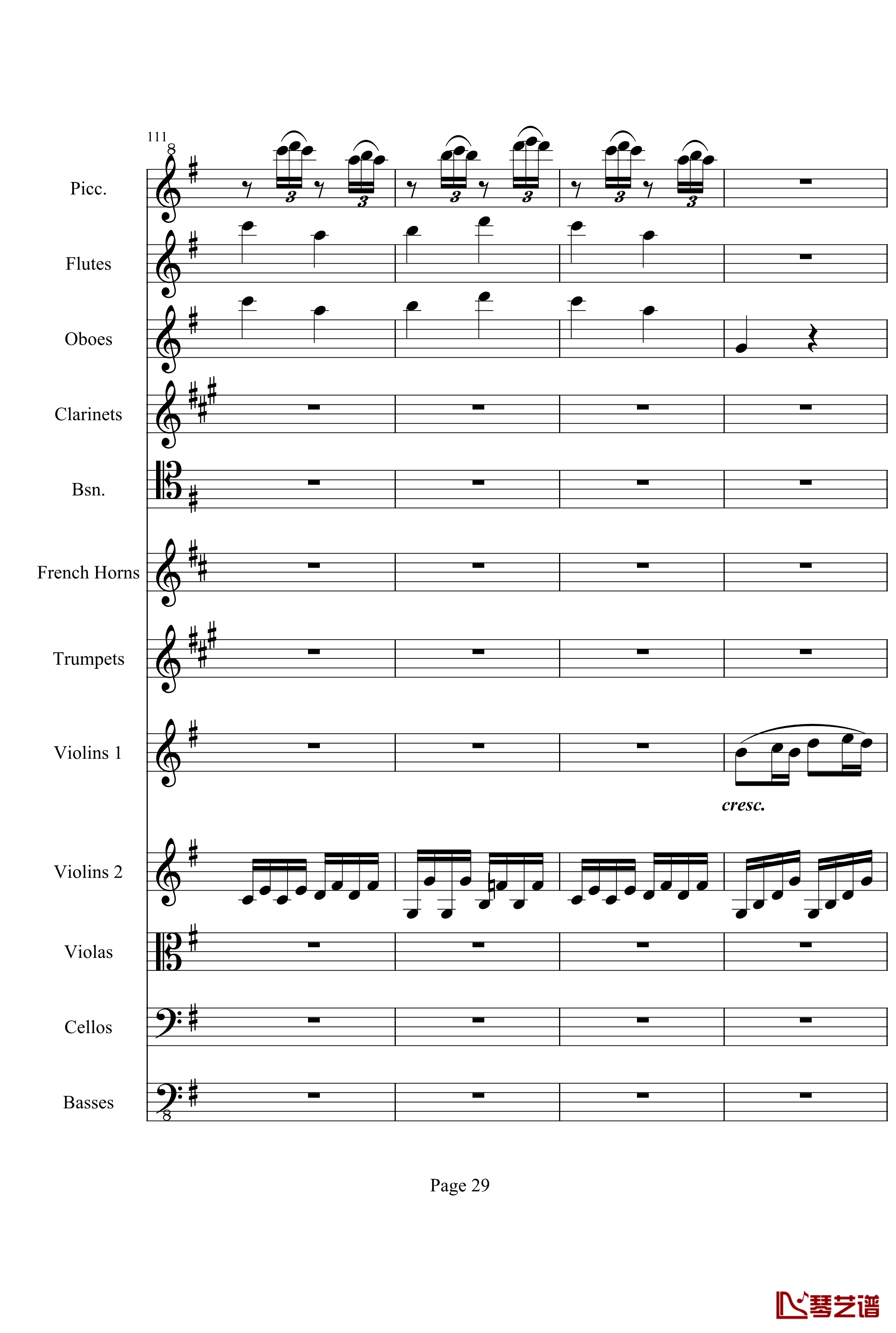奏鸣曲之交响钢琴谱-第25首-Ⅲ-贝多芬-beethoven29