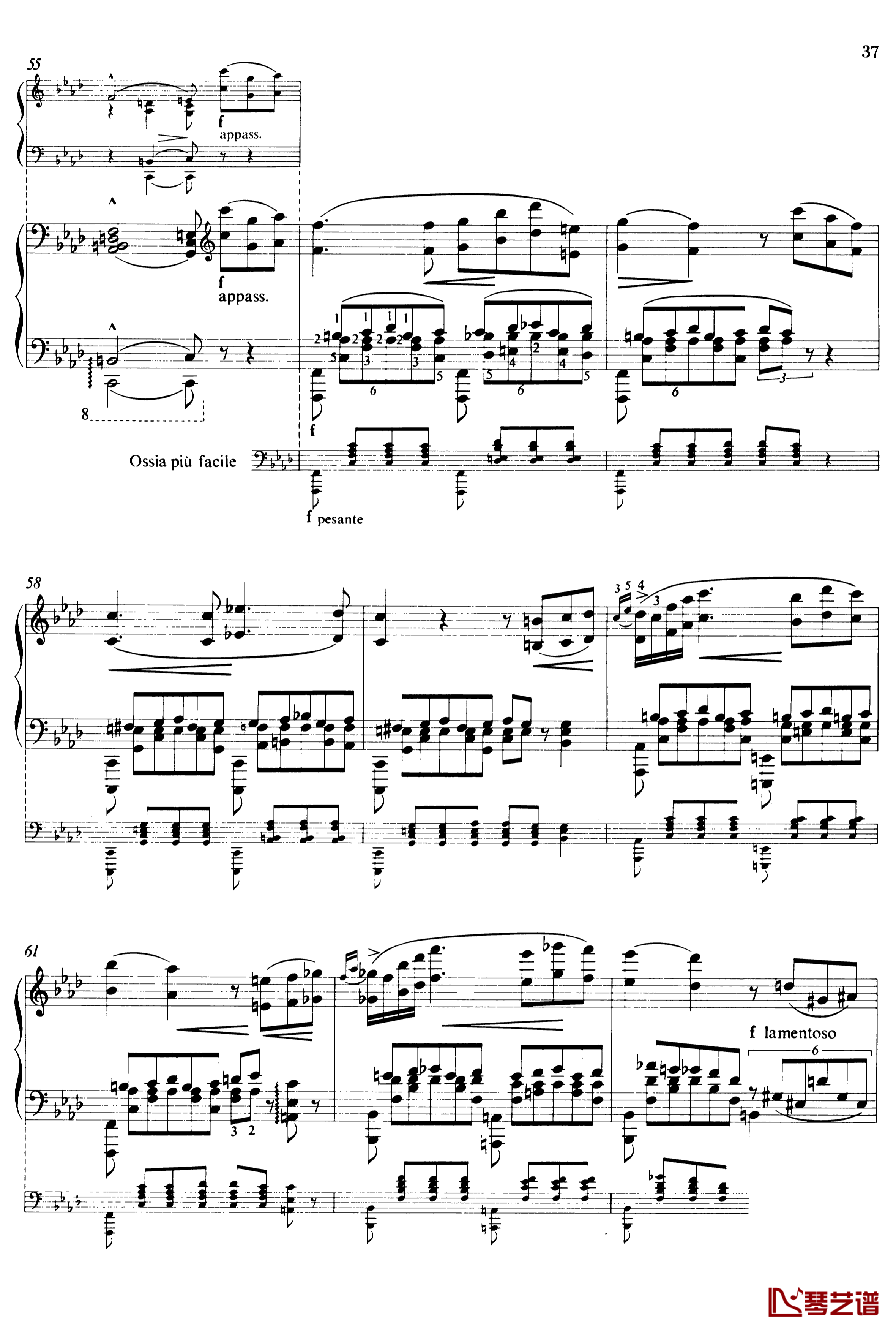 李斯特悲歌钢琴谱S.168-普契尼4