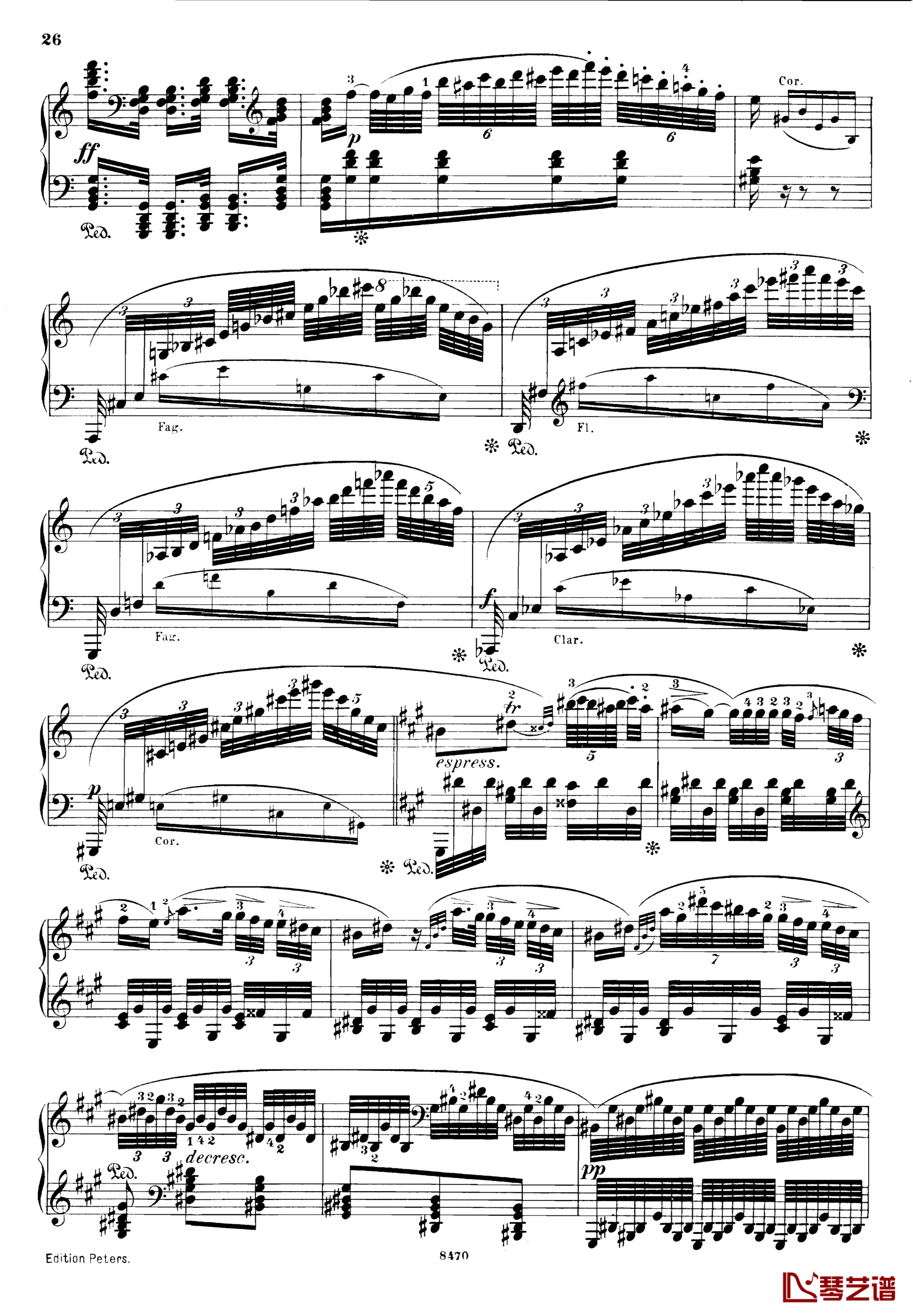 升c小调第三钢琴协奏曲Op.55钢琴谱-克里斯蒂安-里斯26