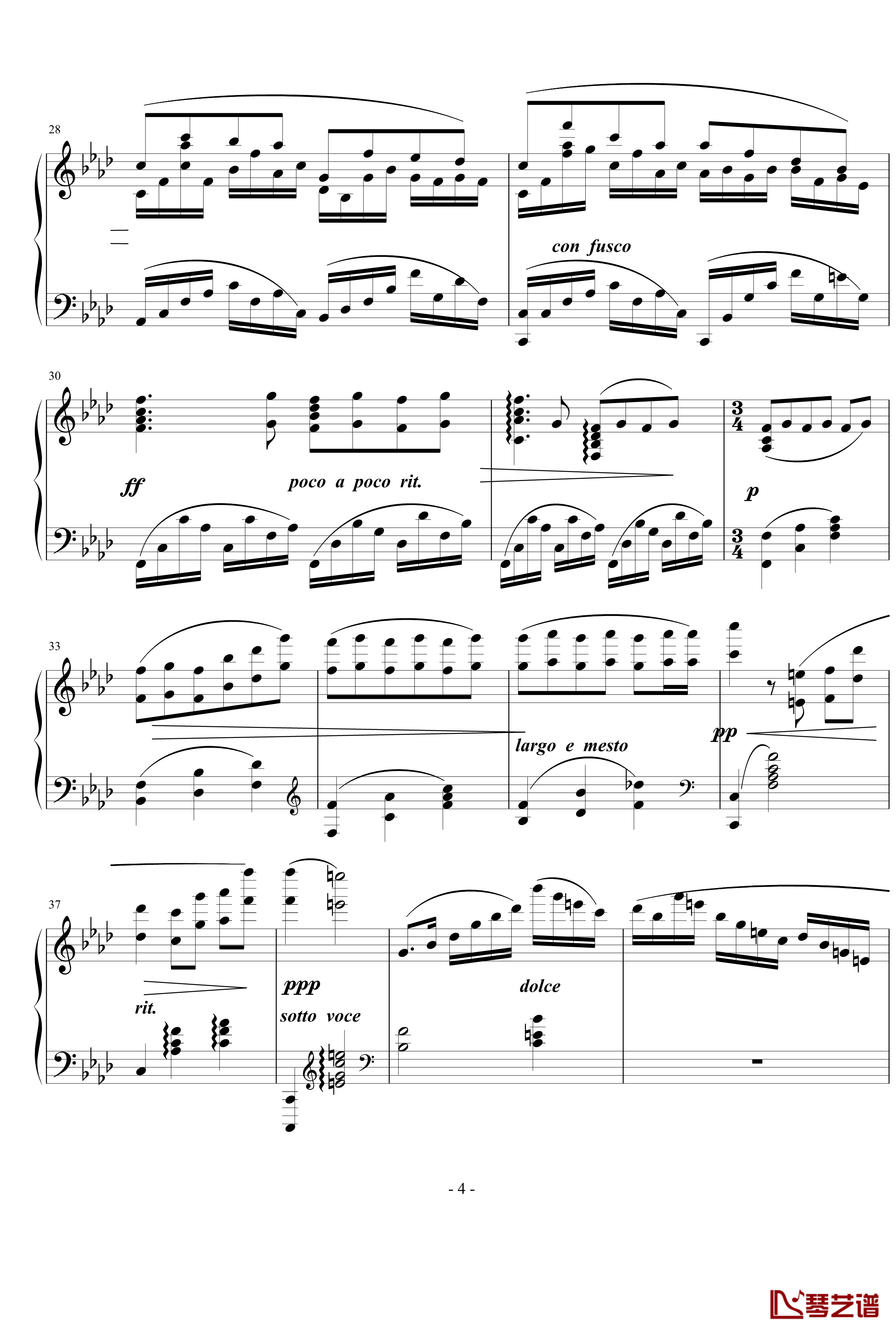 间奏曲6 Intermezzo No.6钢琴谱-nyride4