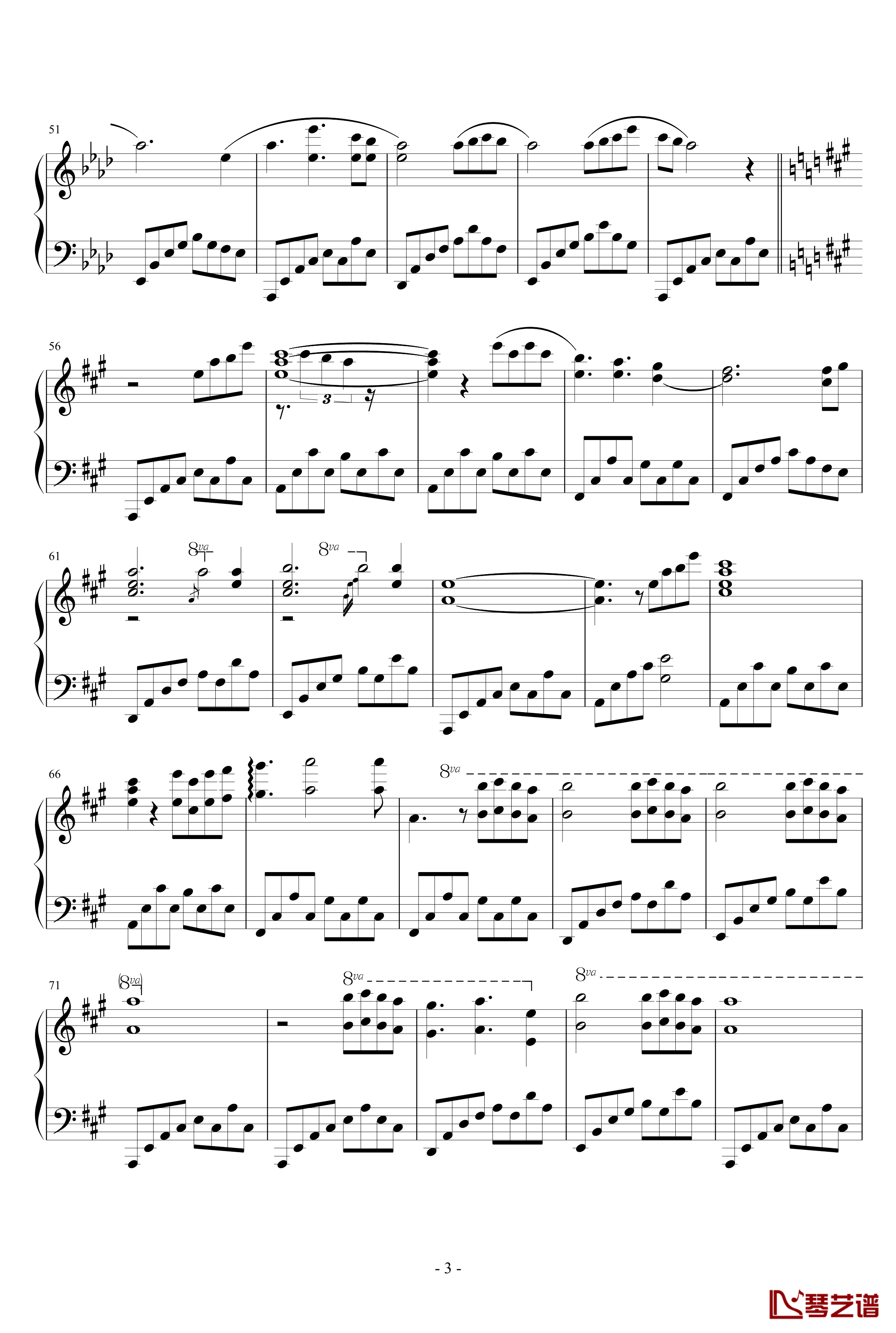 Moonlight钢琴谱-LEF3