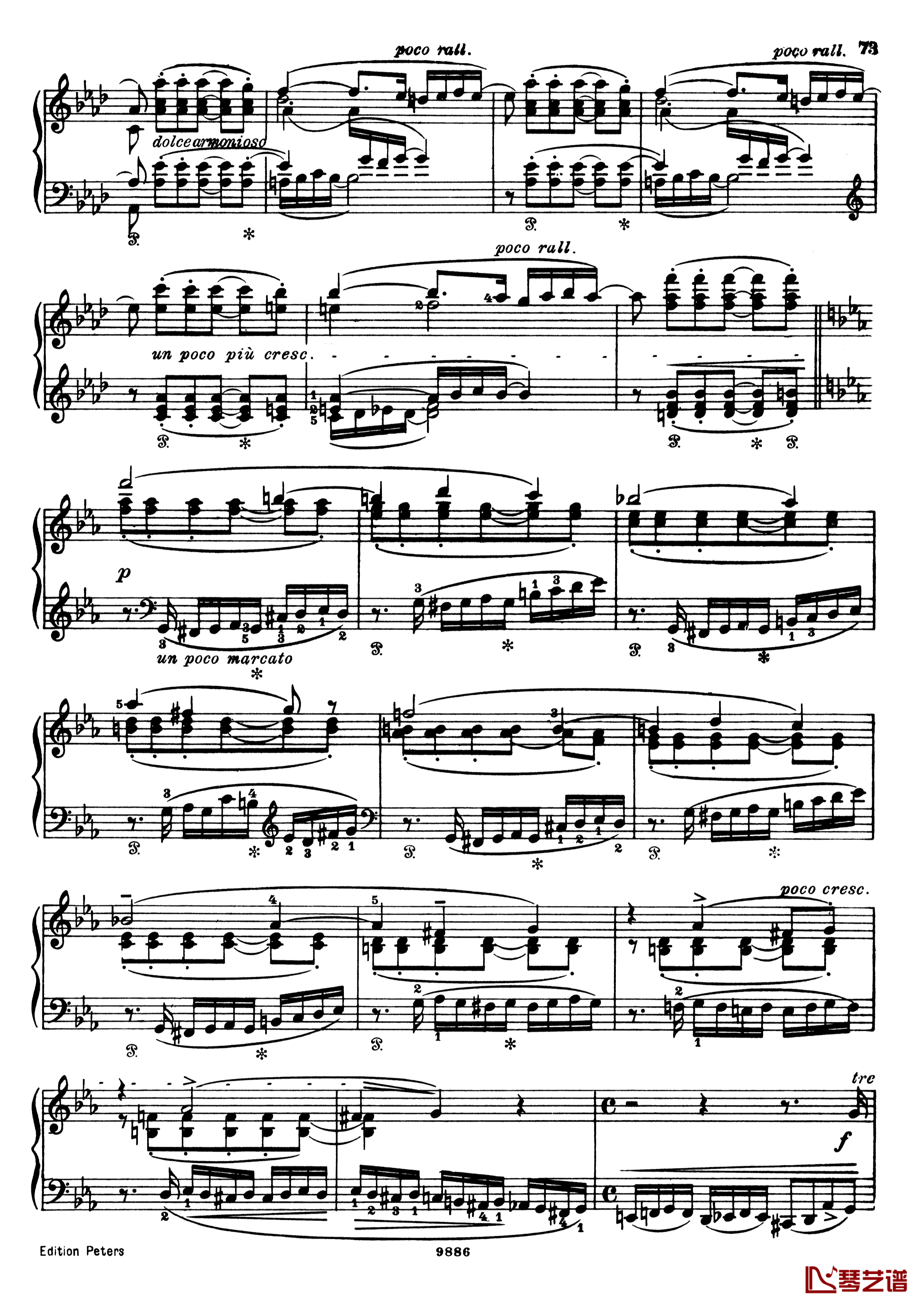 浮士德交响曲 S.108 第二乐章钢琴谱-李斯特6
