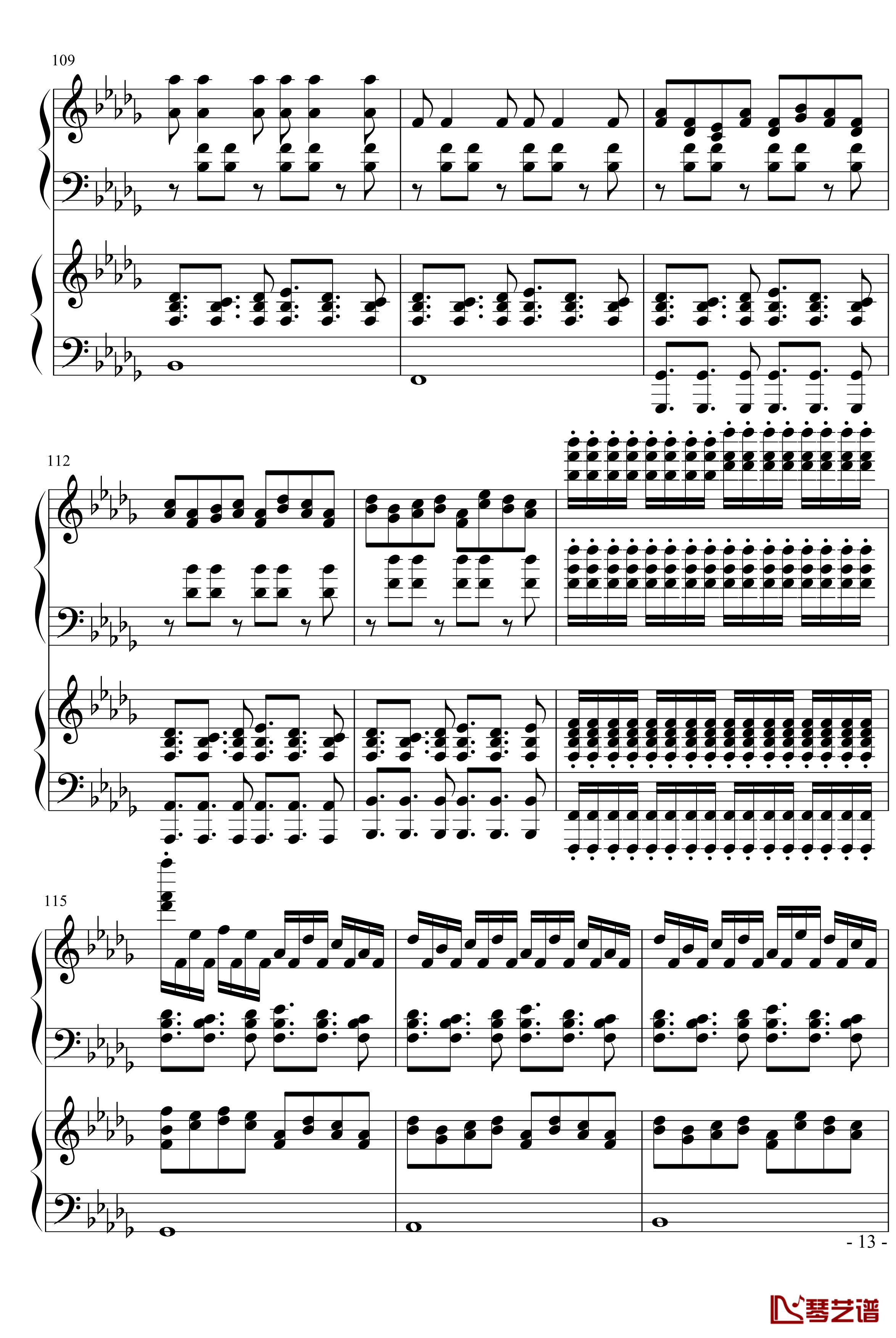 Air钢琴谱-吥洅箛單13