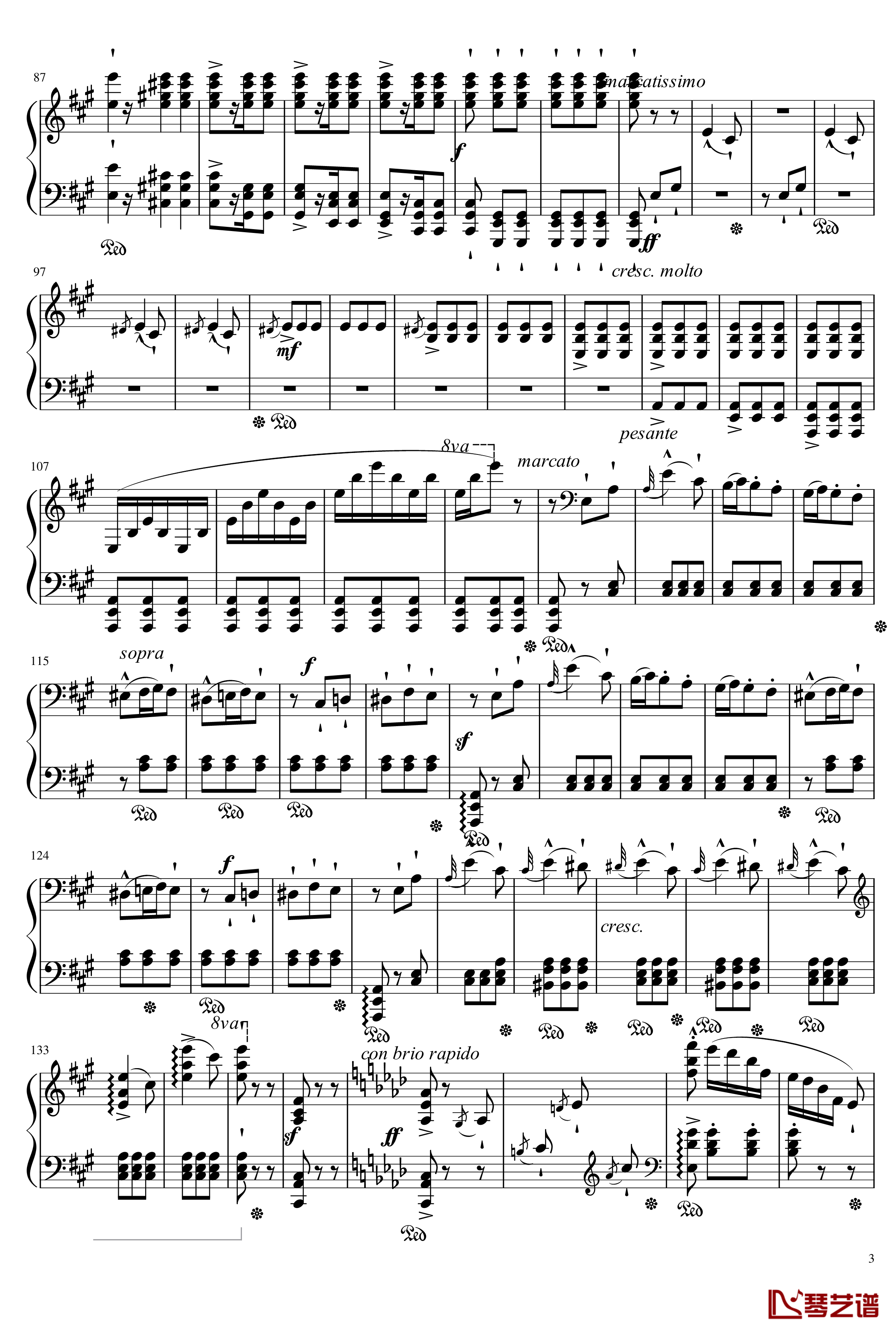Mephisto Waltz No. 1 S. 514钢琴谱-李斯特3