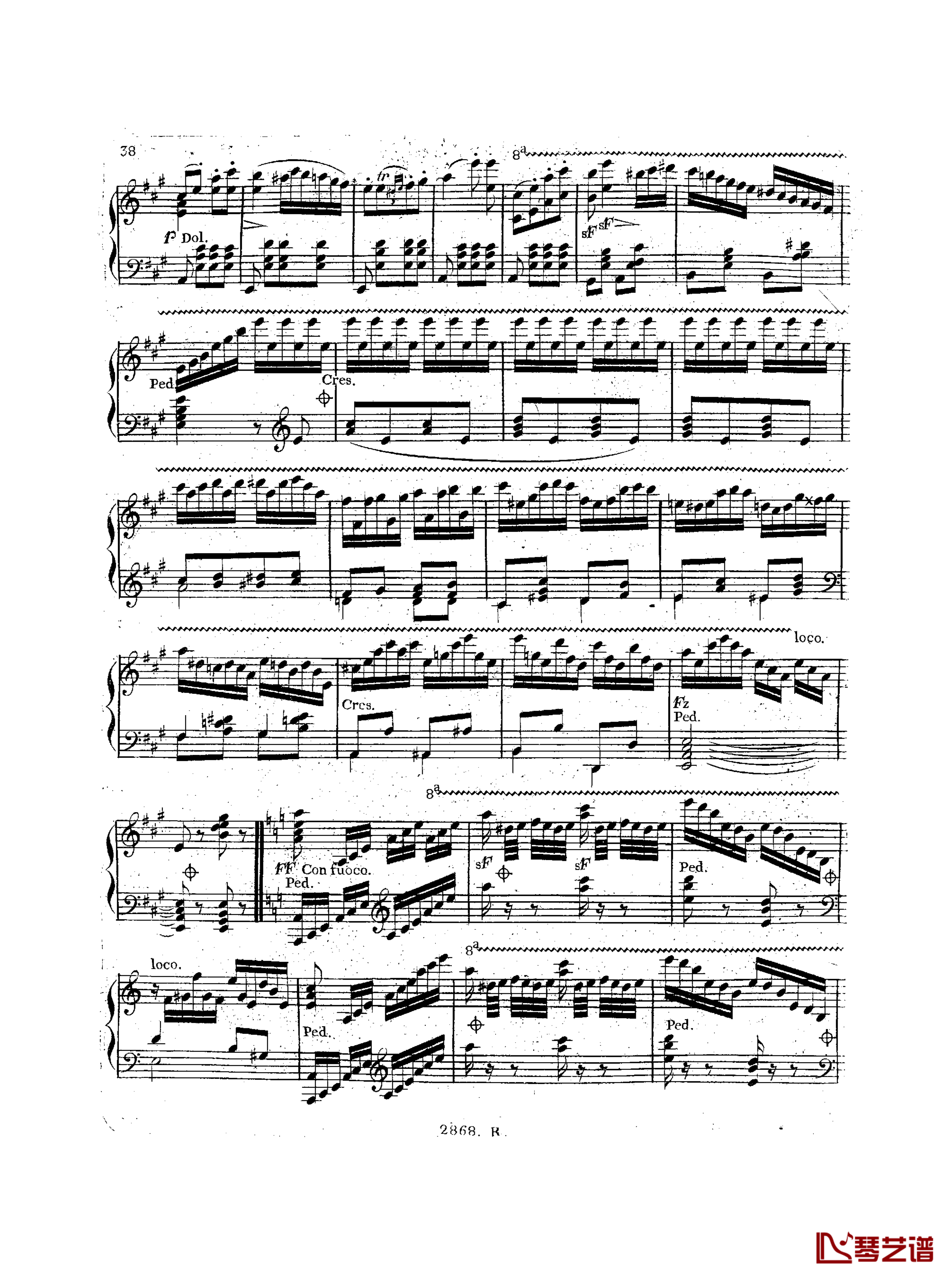 a小调钢琴协奏曲  Op.214钢琴谱-车尔尼-Czerny39
