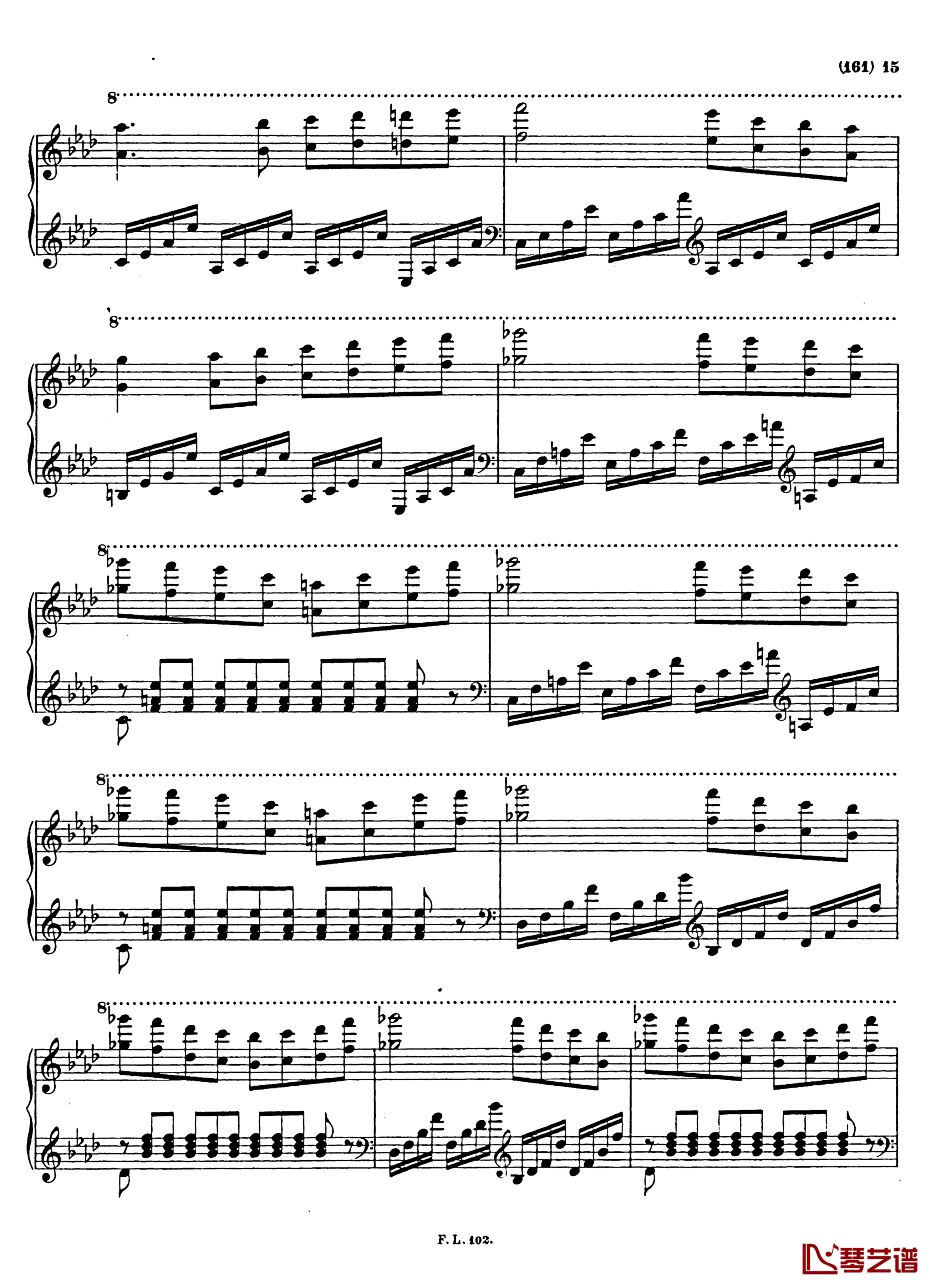 梅菲斯特圆舞曲  第三首 S.216钢琴谱-李斯特15