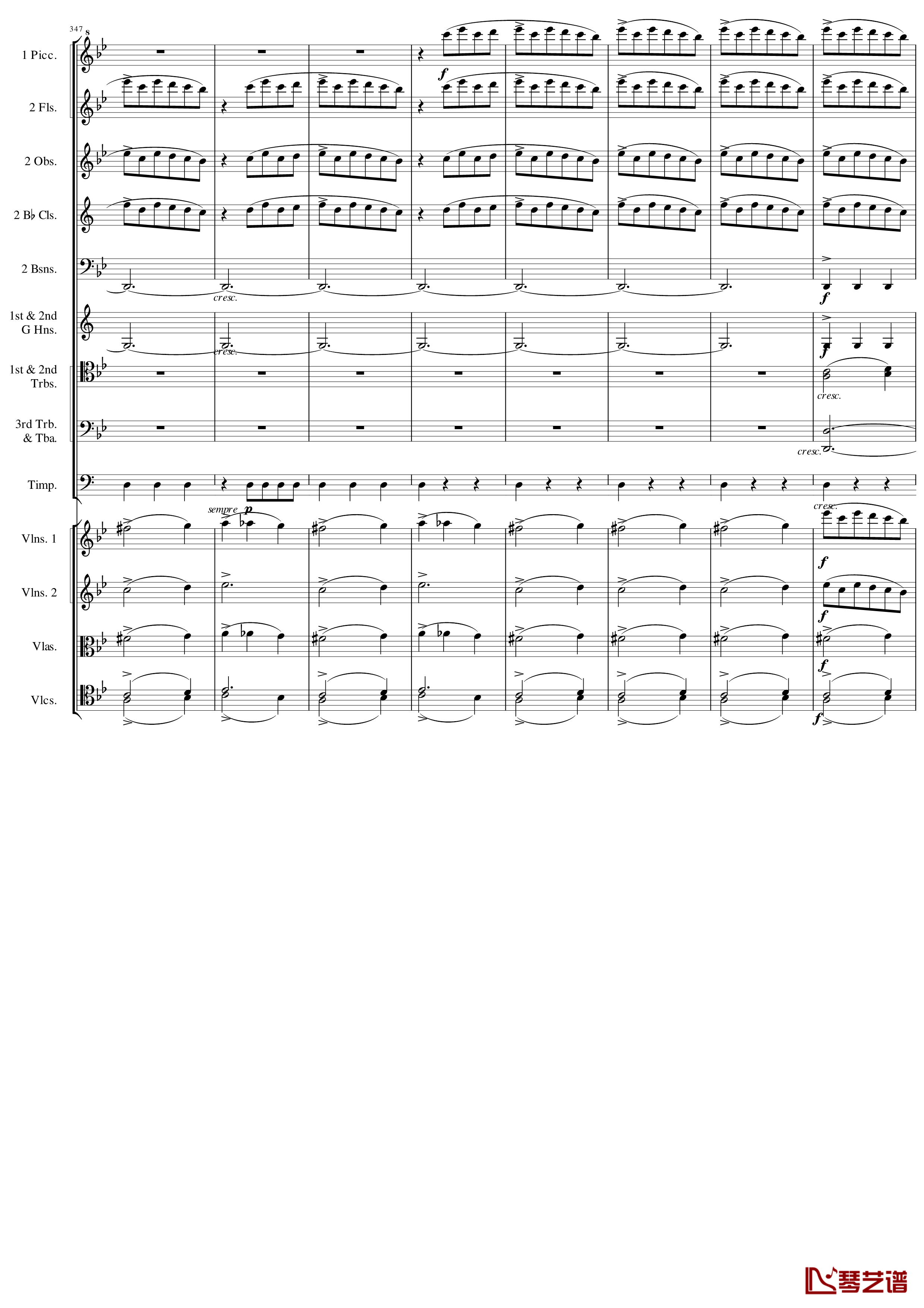 Danse Macabre Op.40钢琴谱-圣桑35