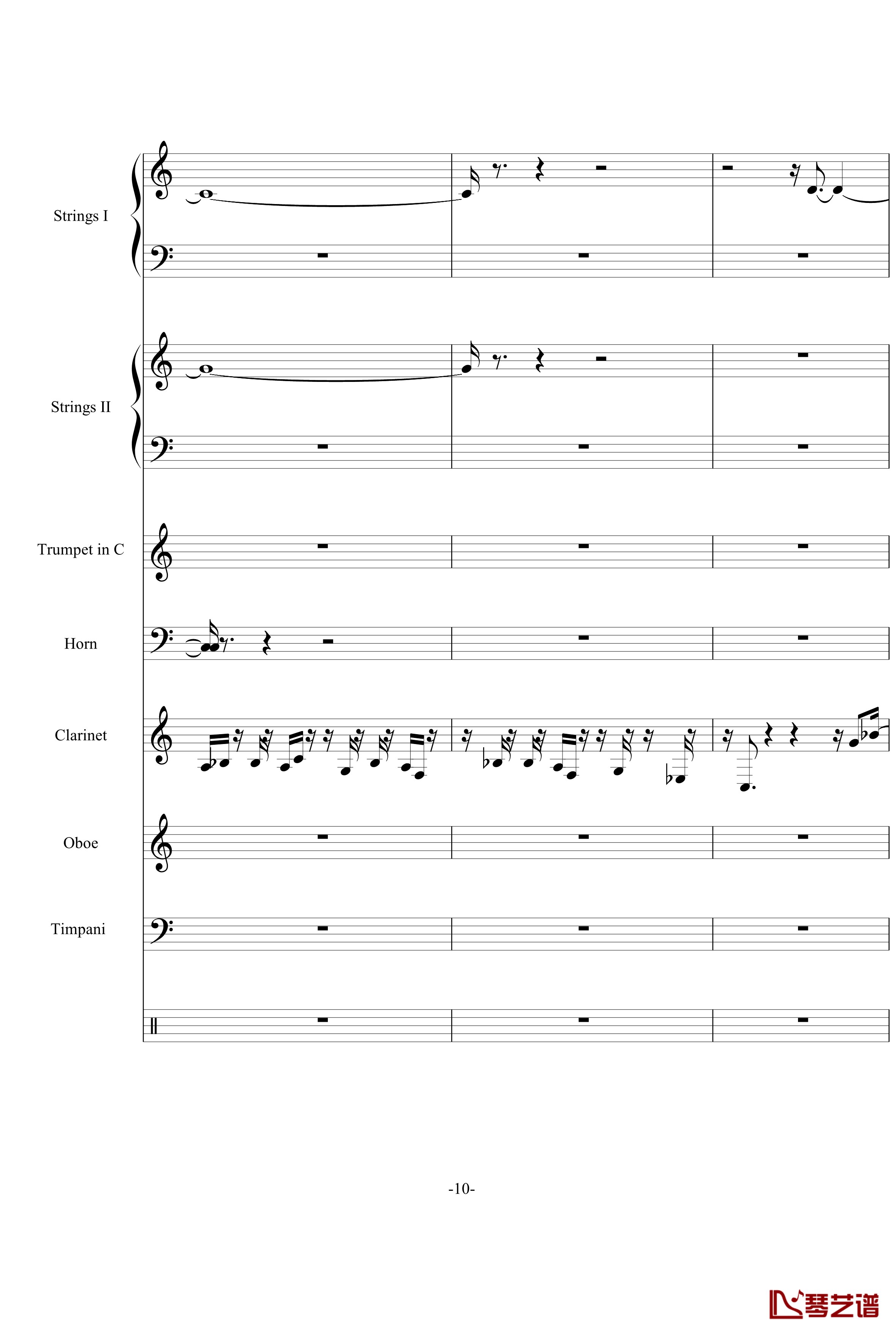 Moonlight Serenade钢琴谱-加勒比海盗总谱10