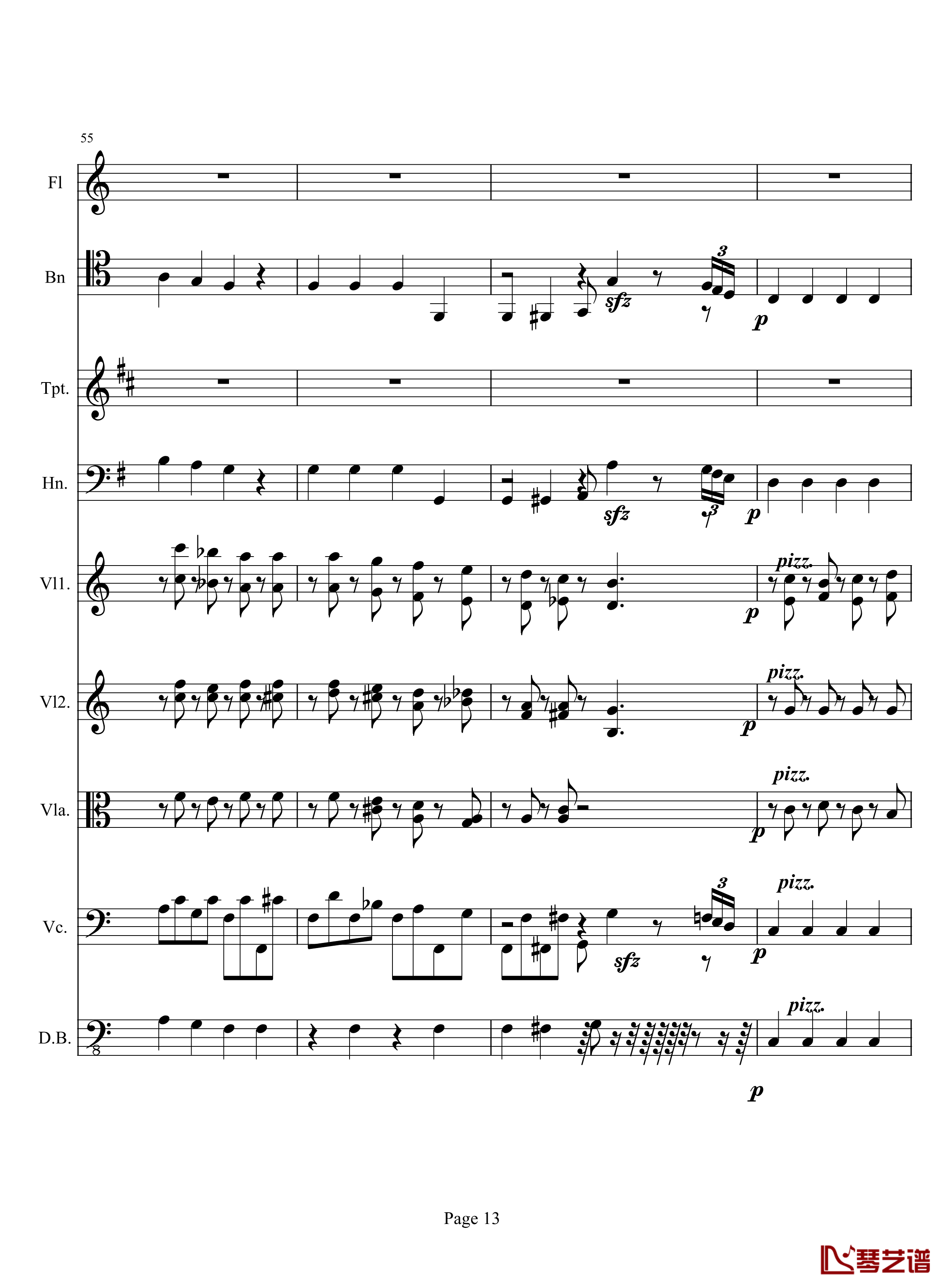 奏鸣曲之交响钢琴谱-第10首-2-贝多芬-beethoven13