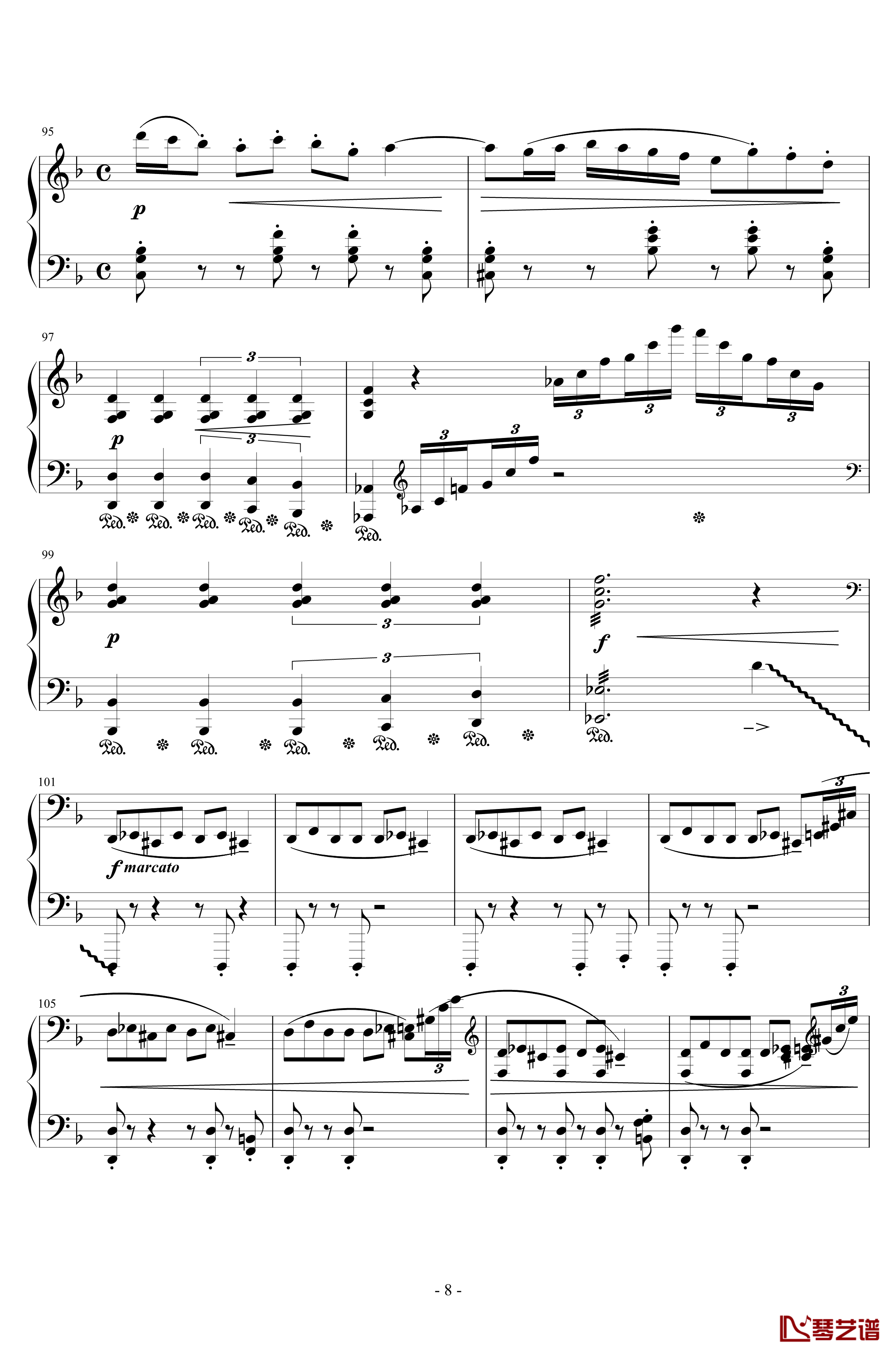 单翼天使钢琴版钢琴谱-植松伸夫8