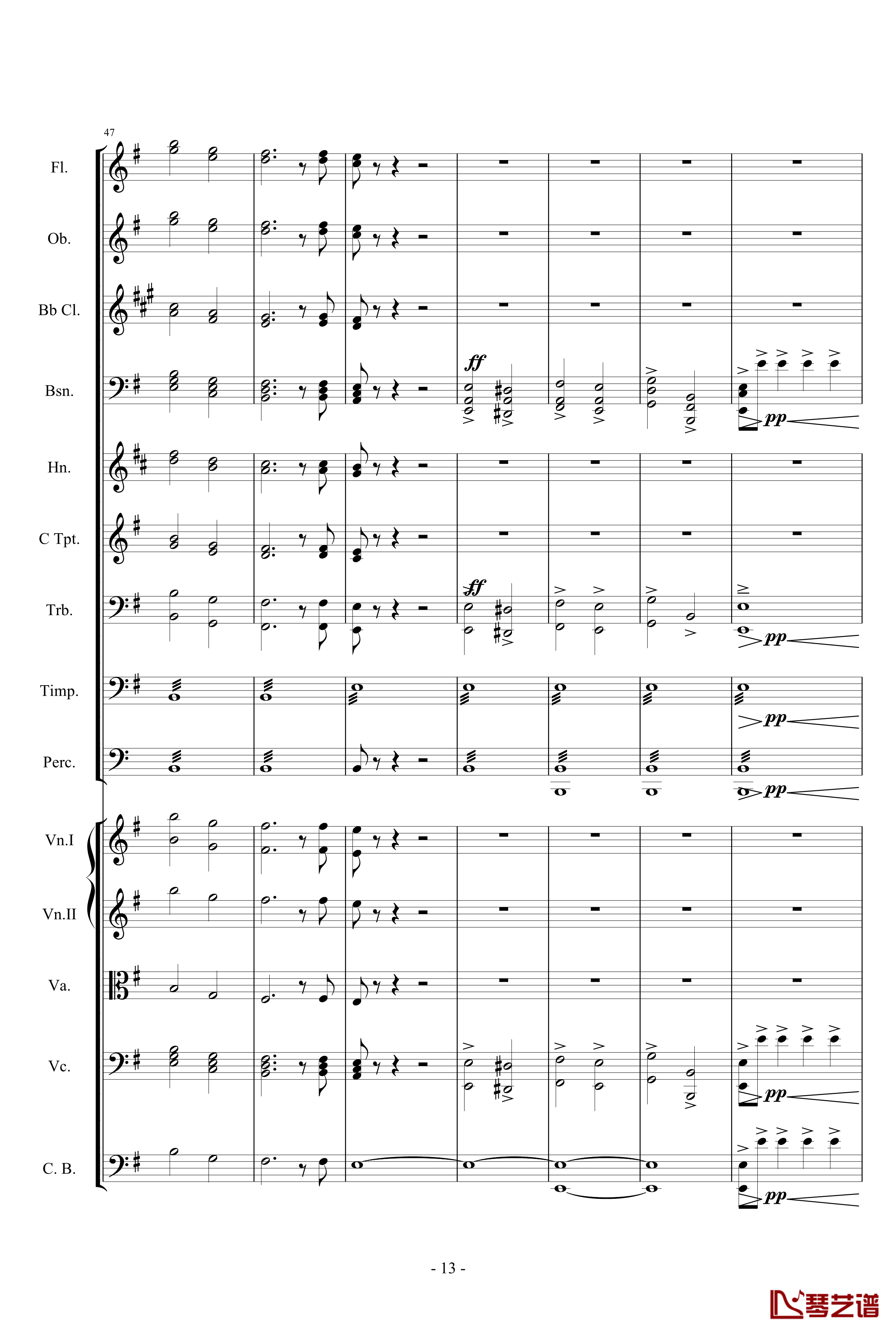 愤怒的小鸟交响曲第一乐章Op.5 no.1钢琴谱-1057257813