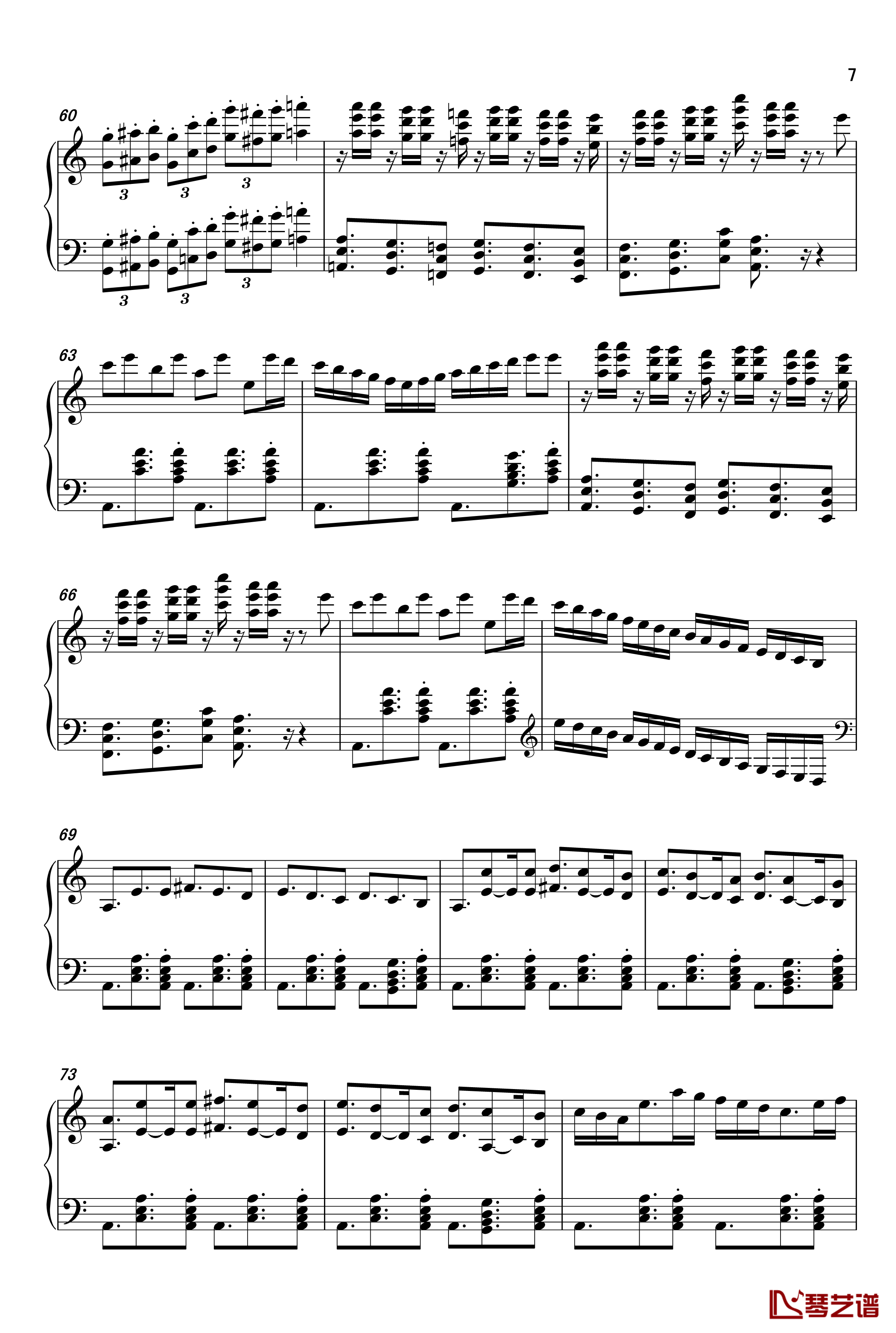 狂欢节钢琴谱-马克西姆-Maksim·Mrvica7