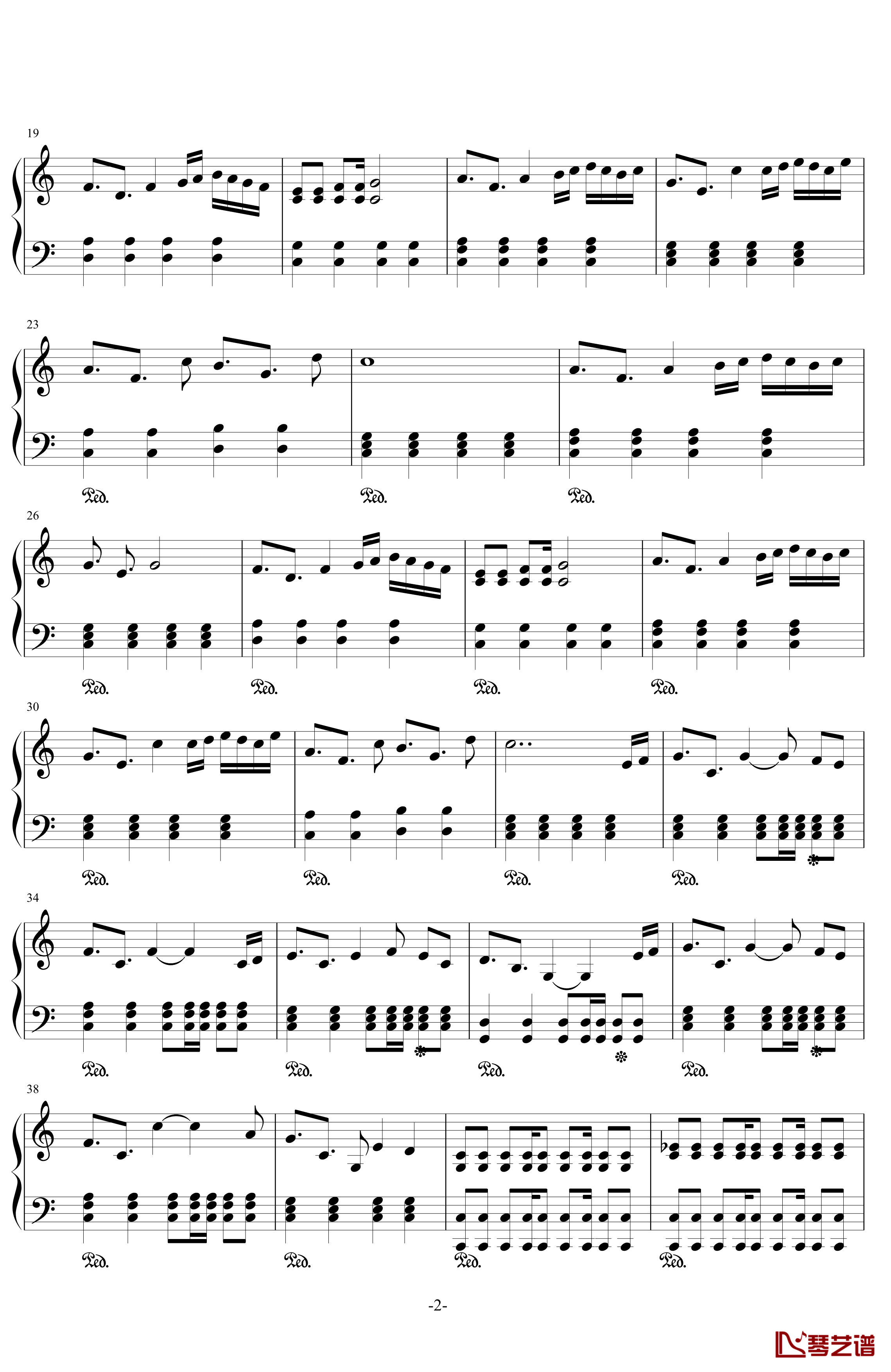 宝刀钢琴谱-狂想曲-宝刀2