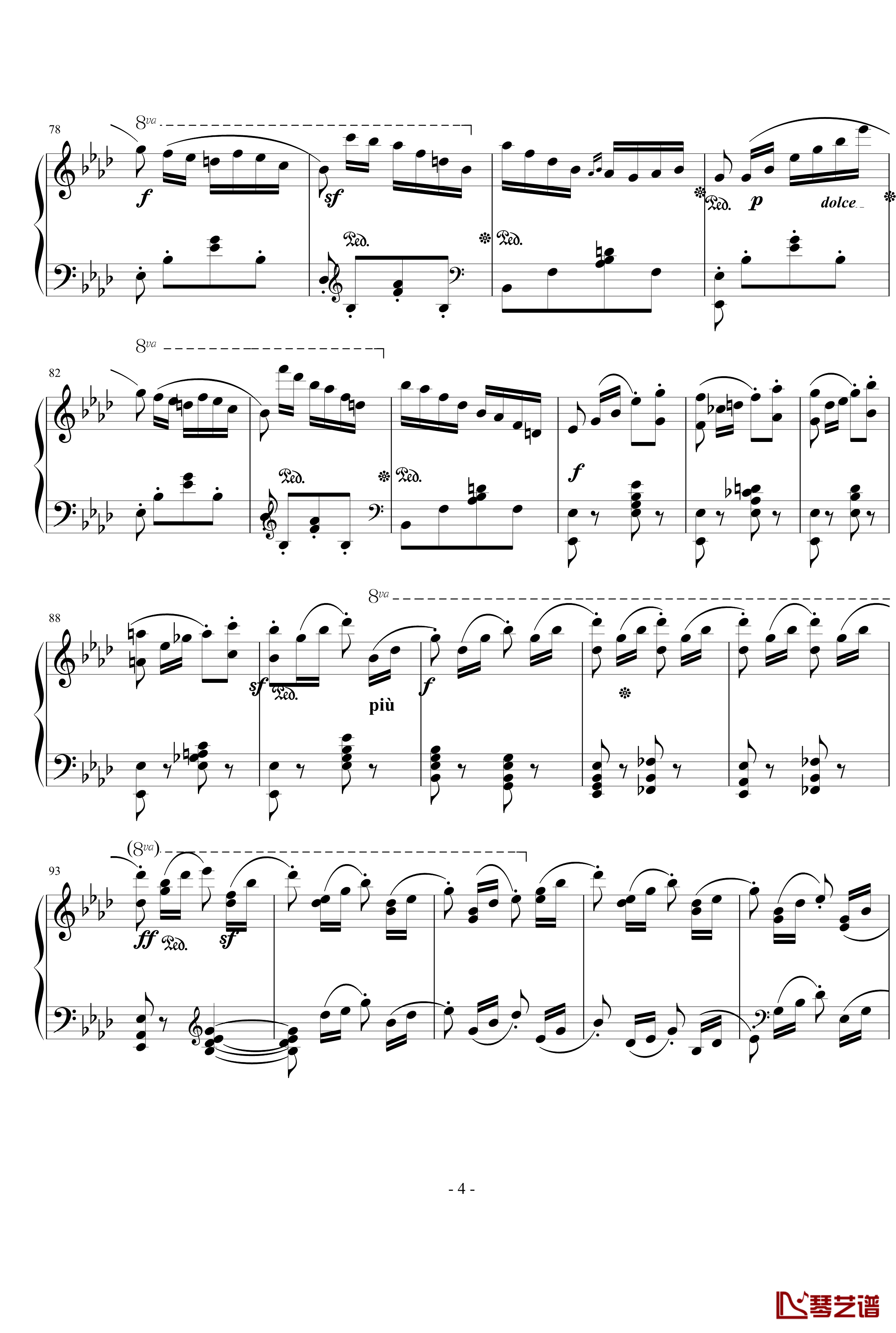 Galop Brillant Czerny 787钢琴谱-车尔尼-Czerny4