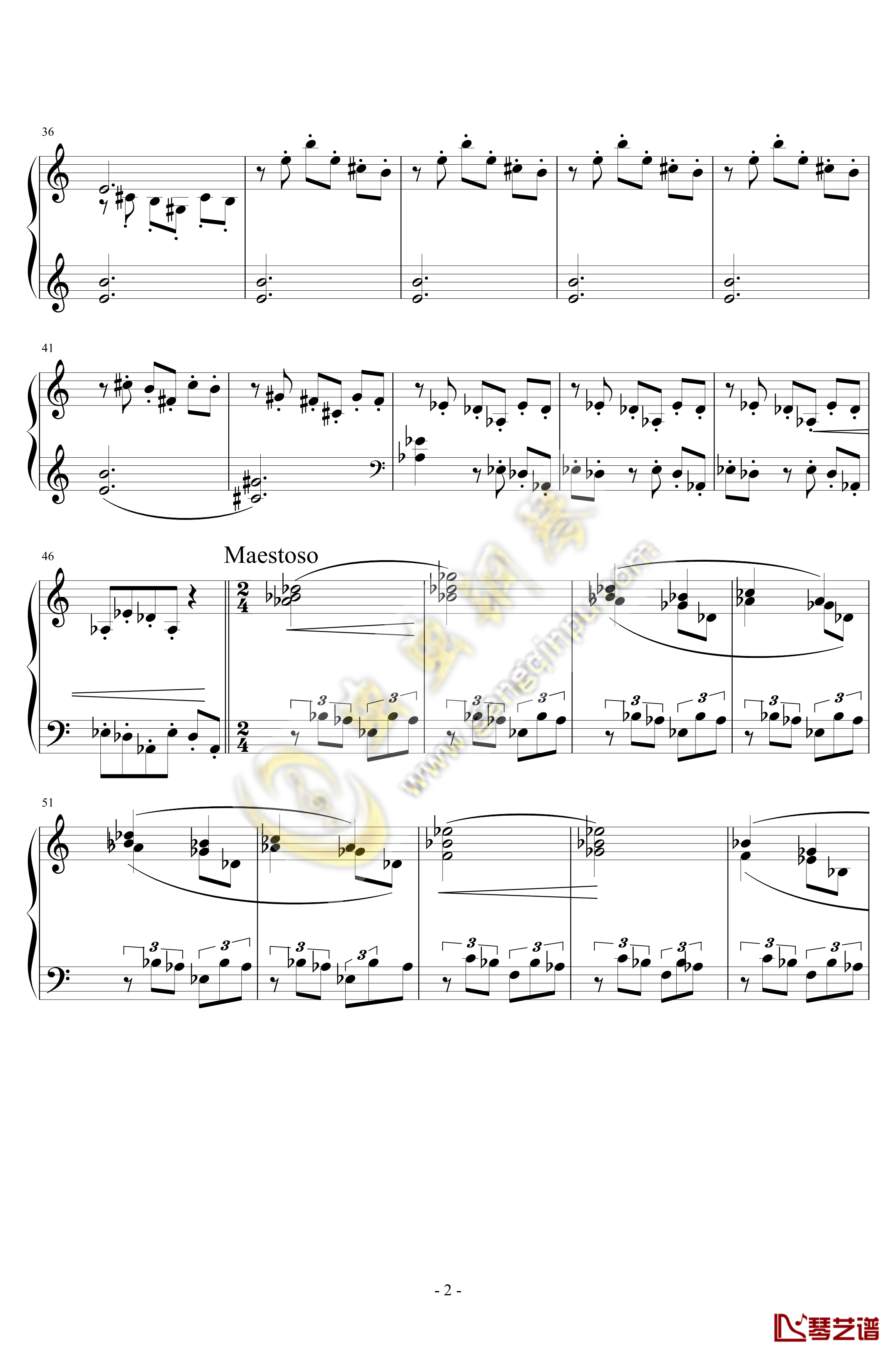 小交响曲钢琴谱-第一乐章-雅纳切克2
