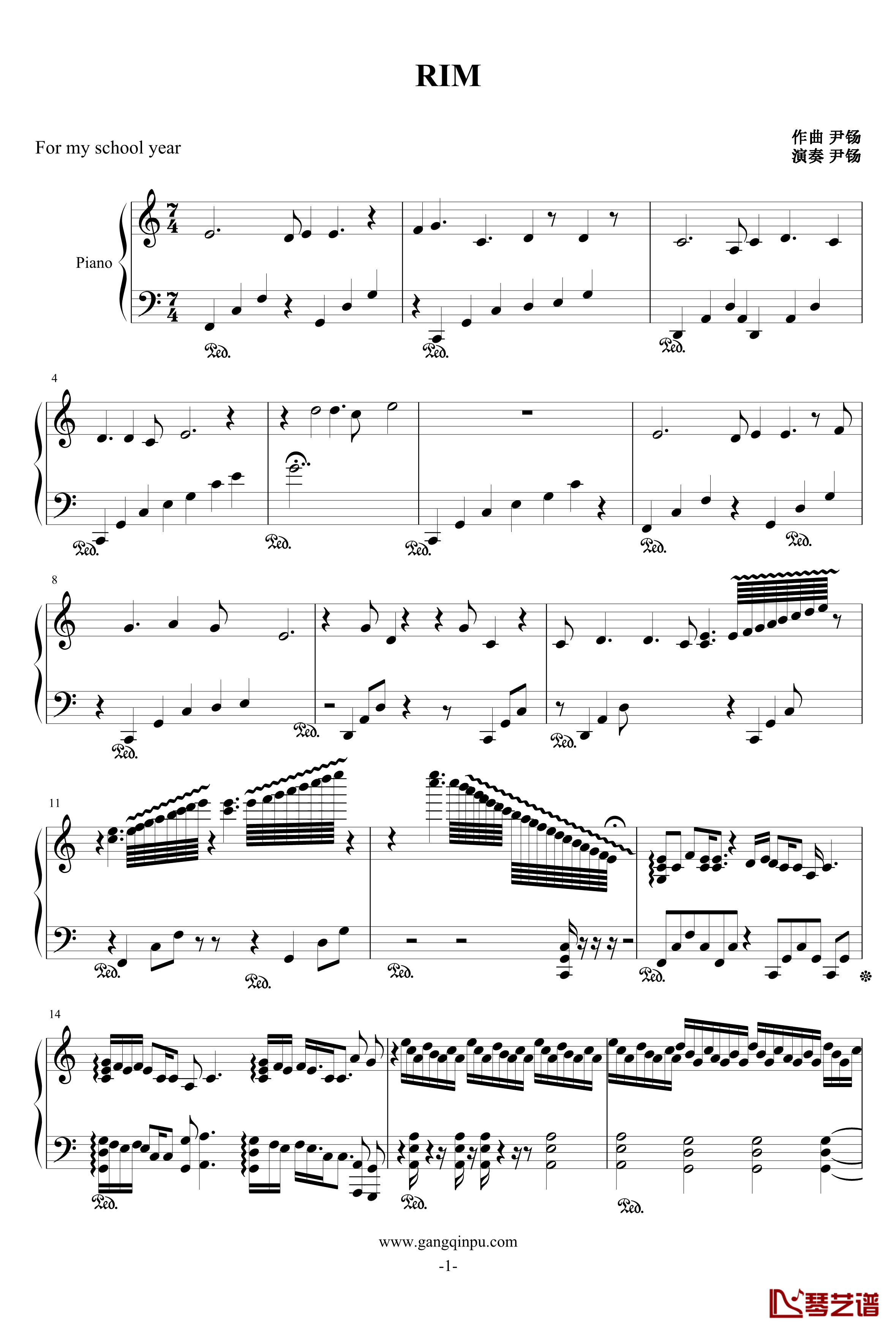RIM钢琴谱-尹钖1
