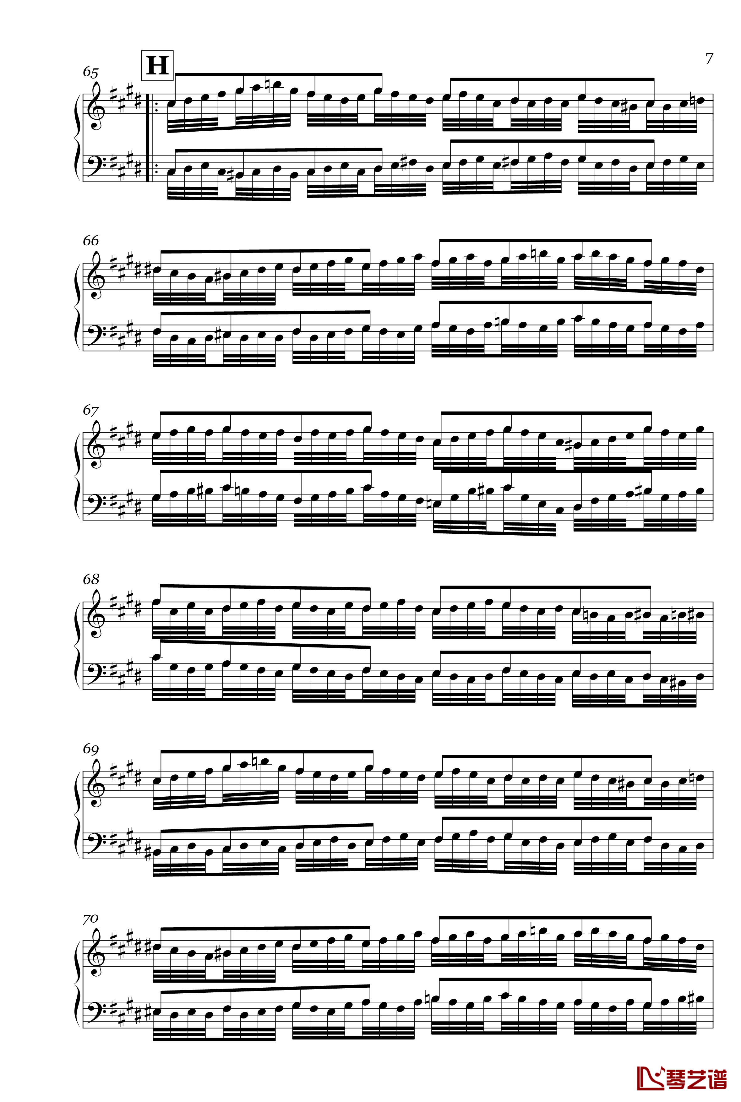 A Variation or Edute钢琴谱-Charm27