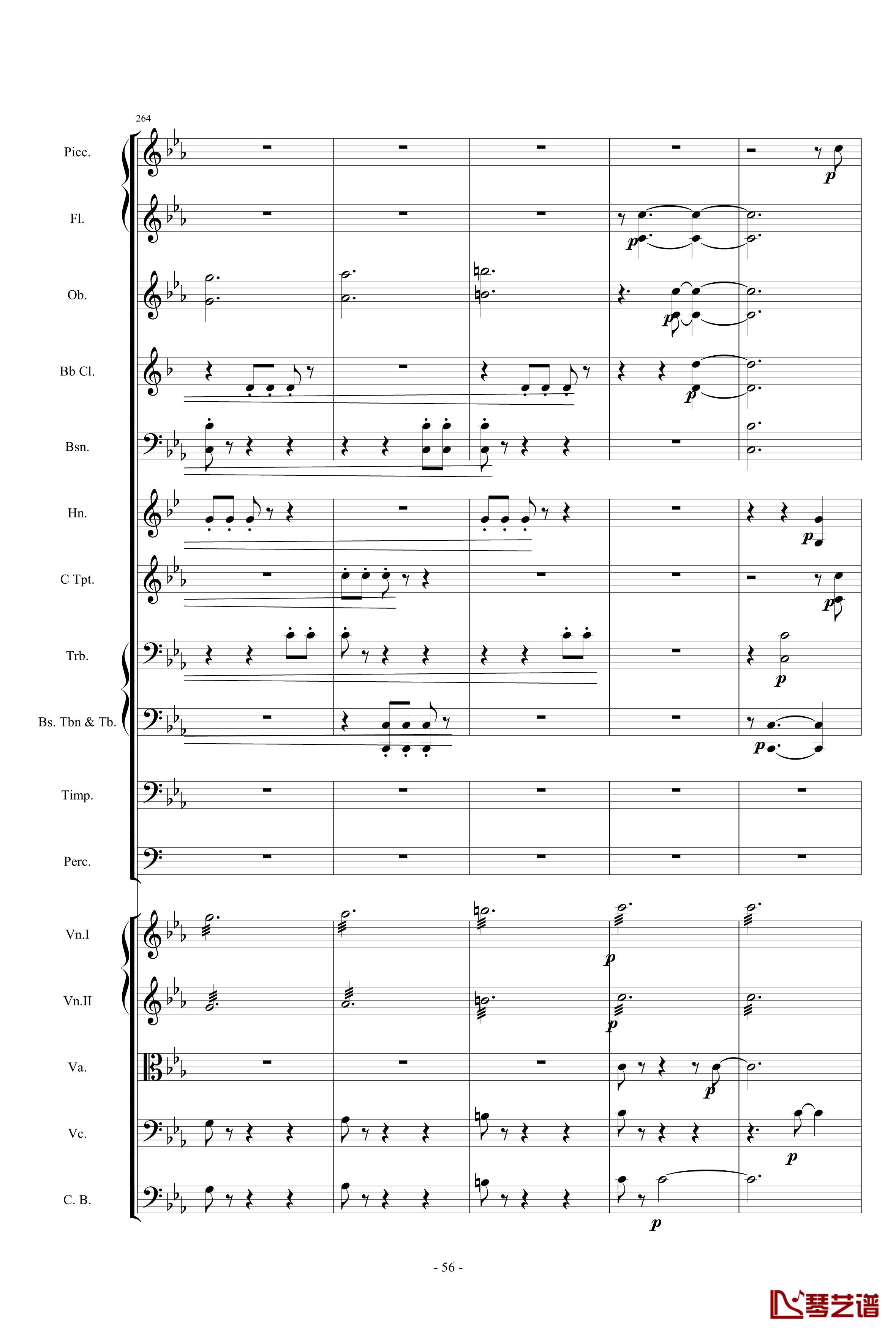愤怒的小鸟交响曲第三乐章Op.5 no.3钢琴谱-1057257856