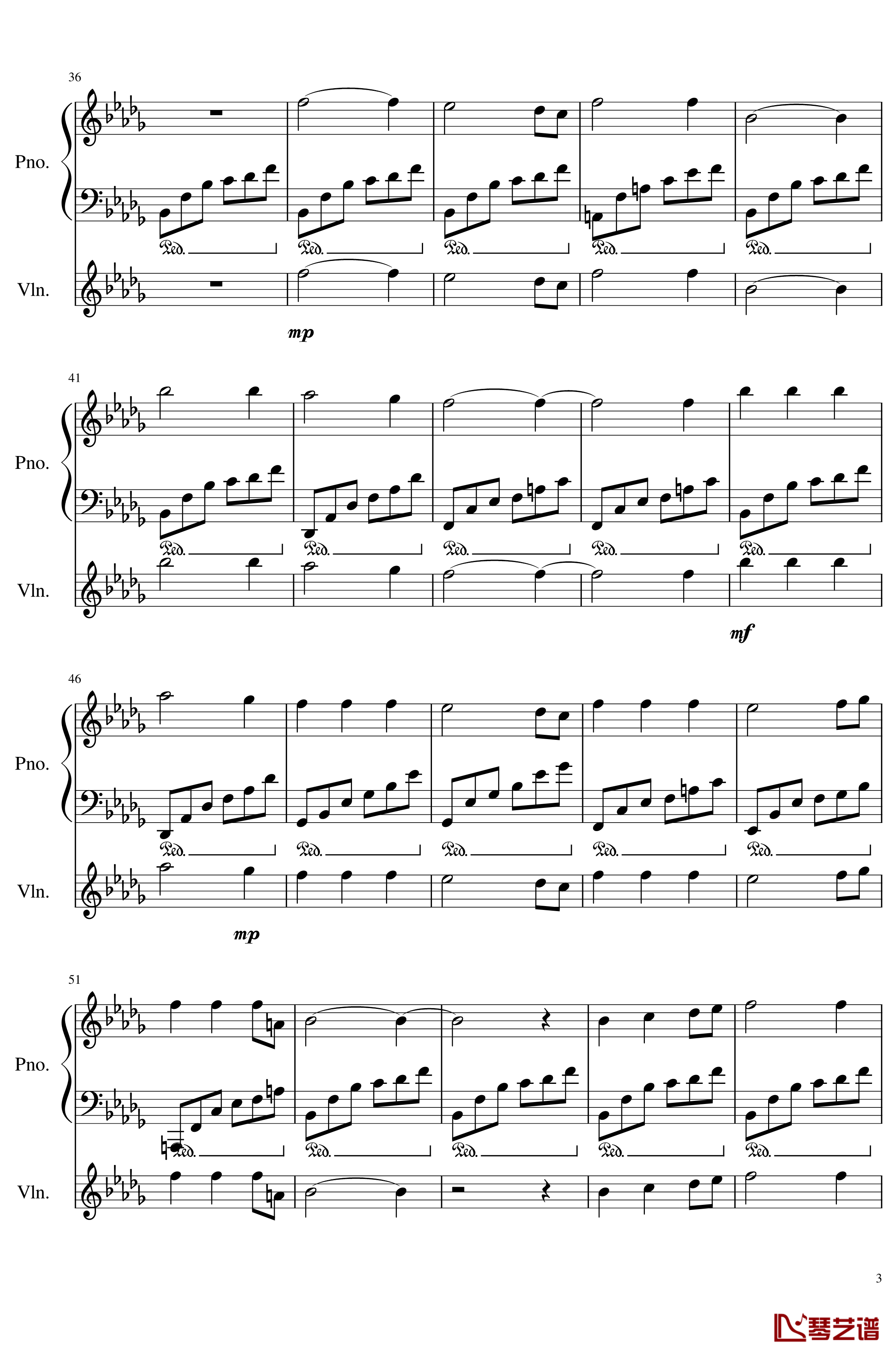 Op.2-2钢琴谱-黎明-SunnyAK473