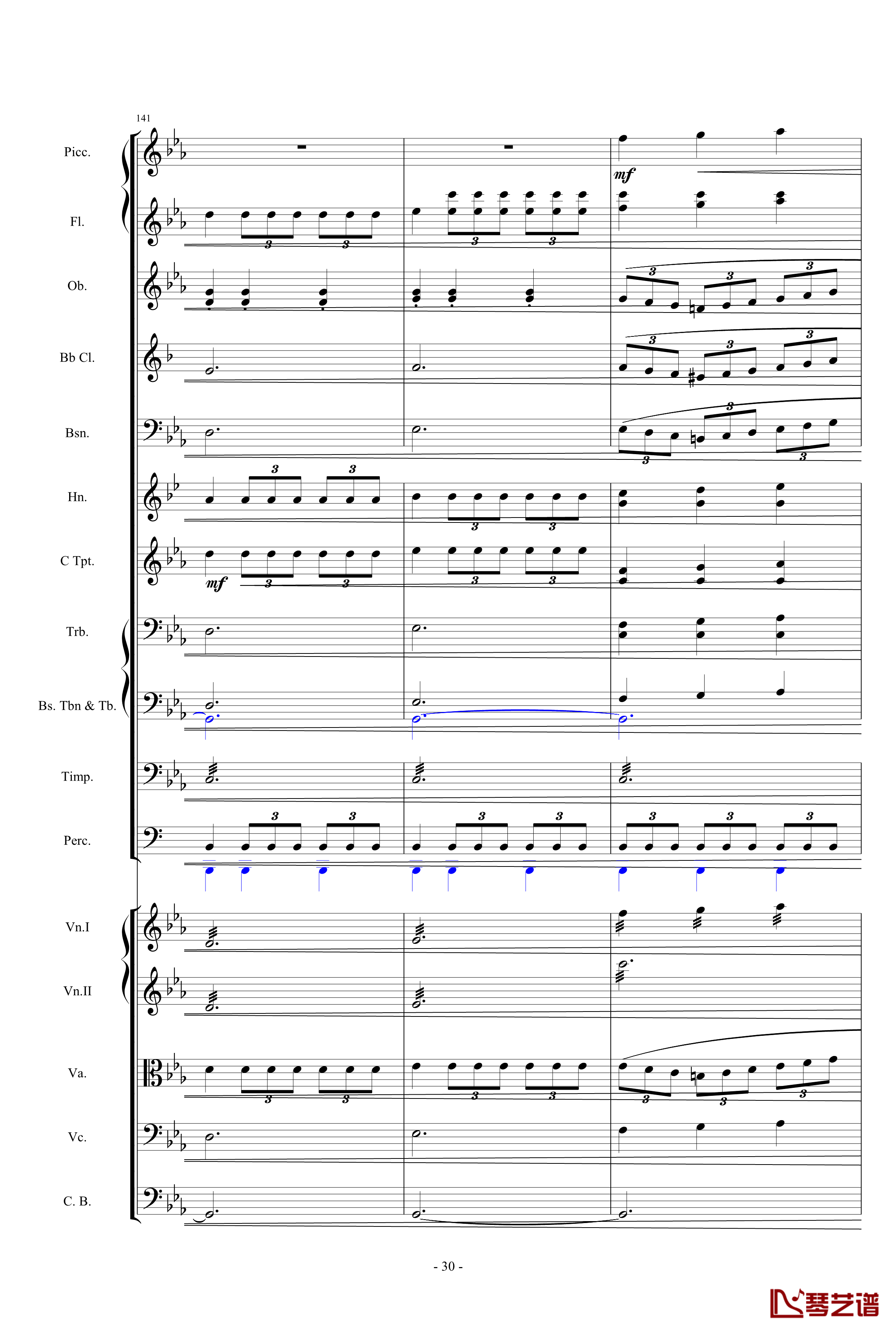愤怒的小鸟交响曲第三乐章Op.5 no.3钢琴谱-1057257830