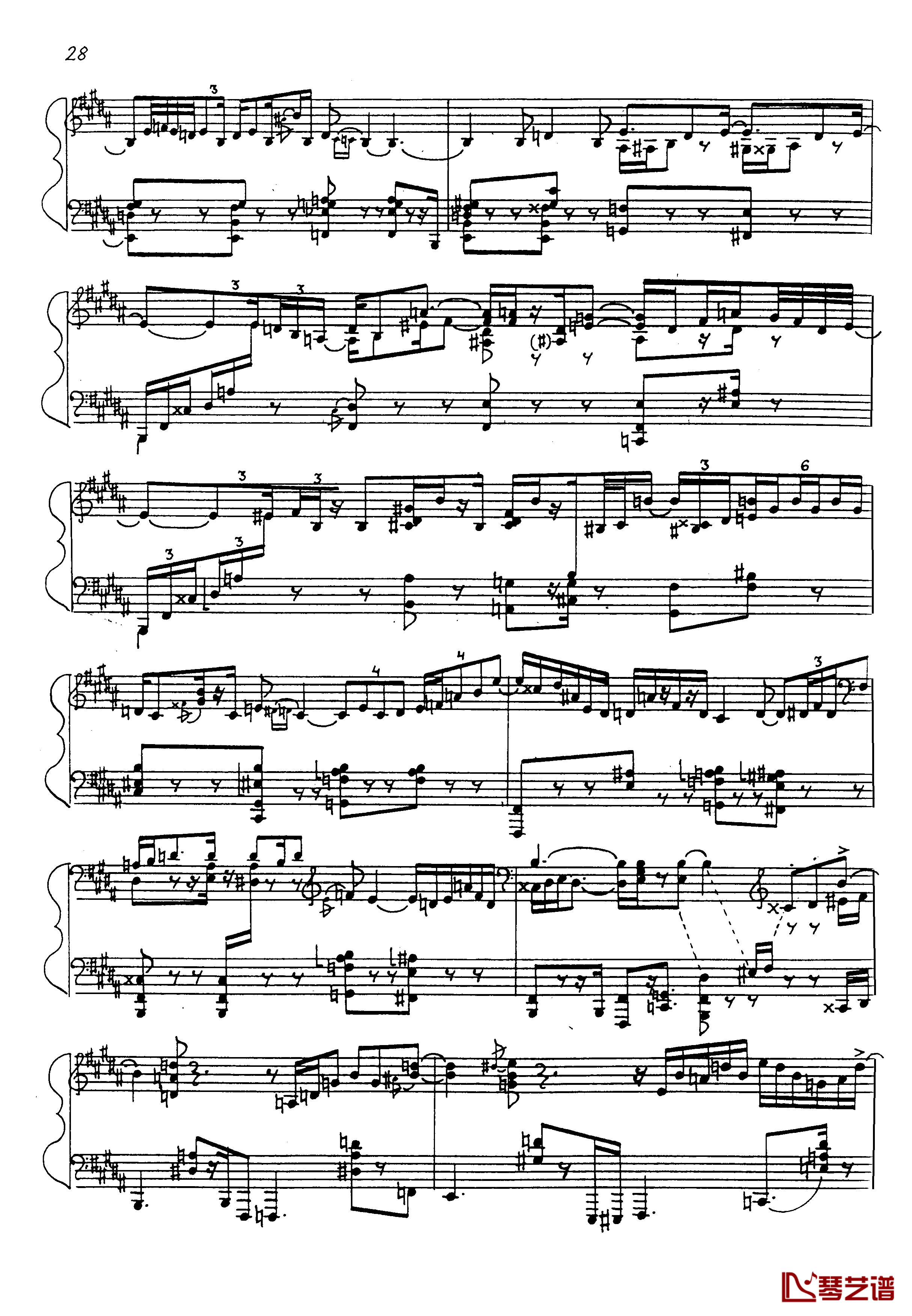 Nikolai Kapustin钢琴谱-尼古拉·凯帕斯汀30