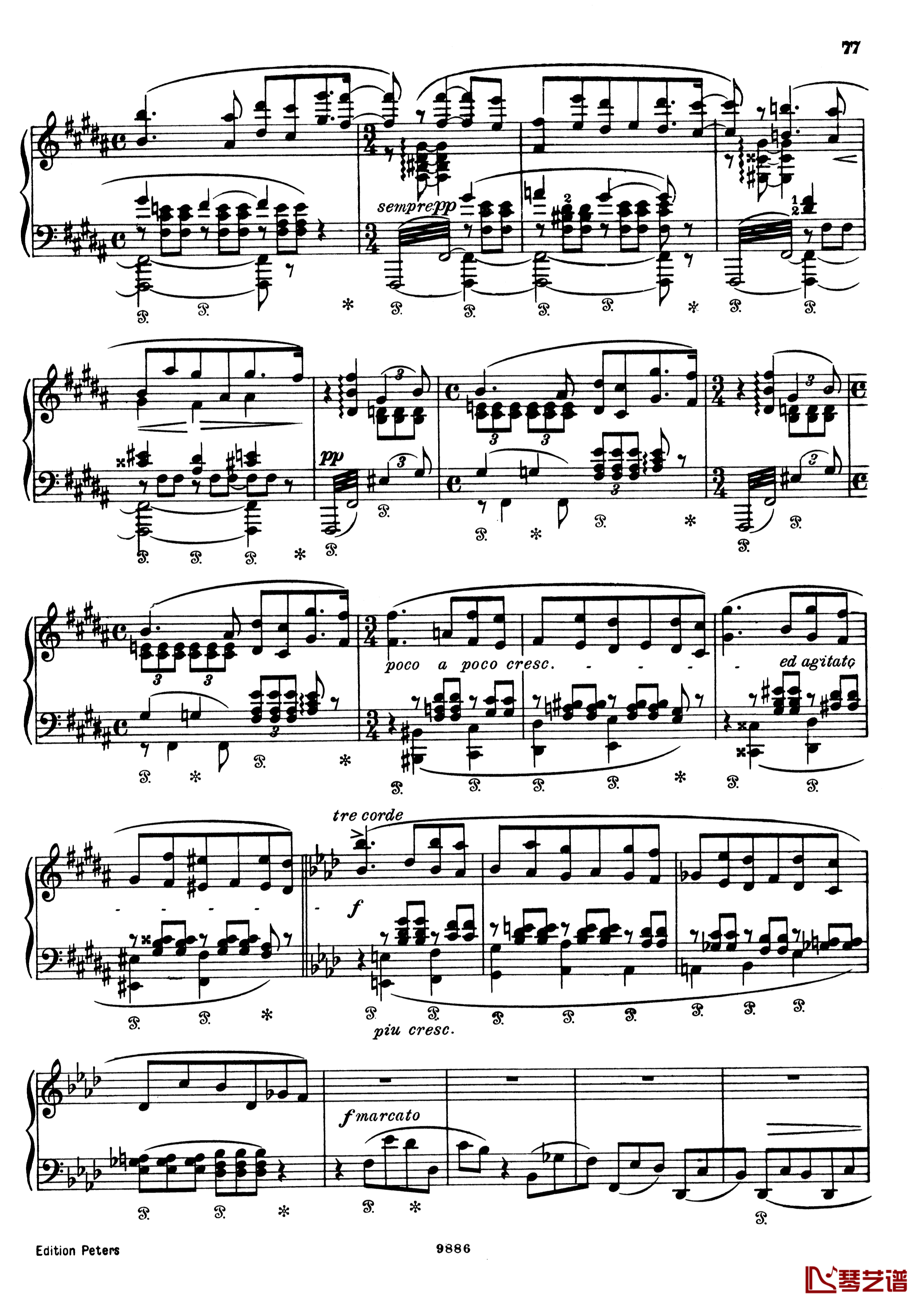 浮士德交响曲 S.108 第二乐章钢琴谱-李斯特10
