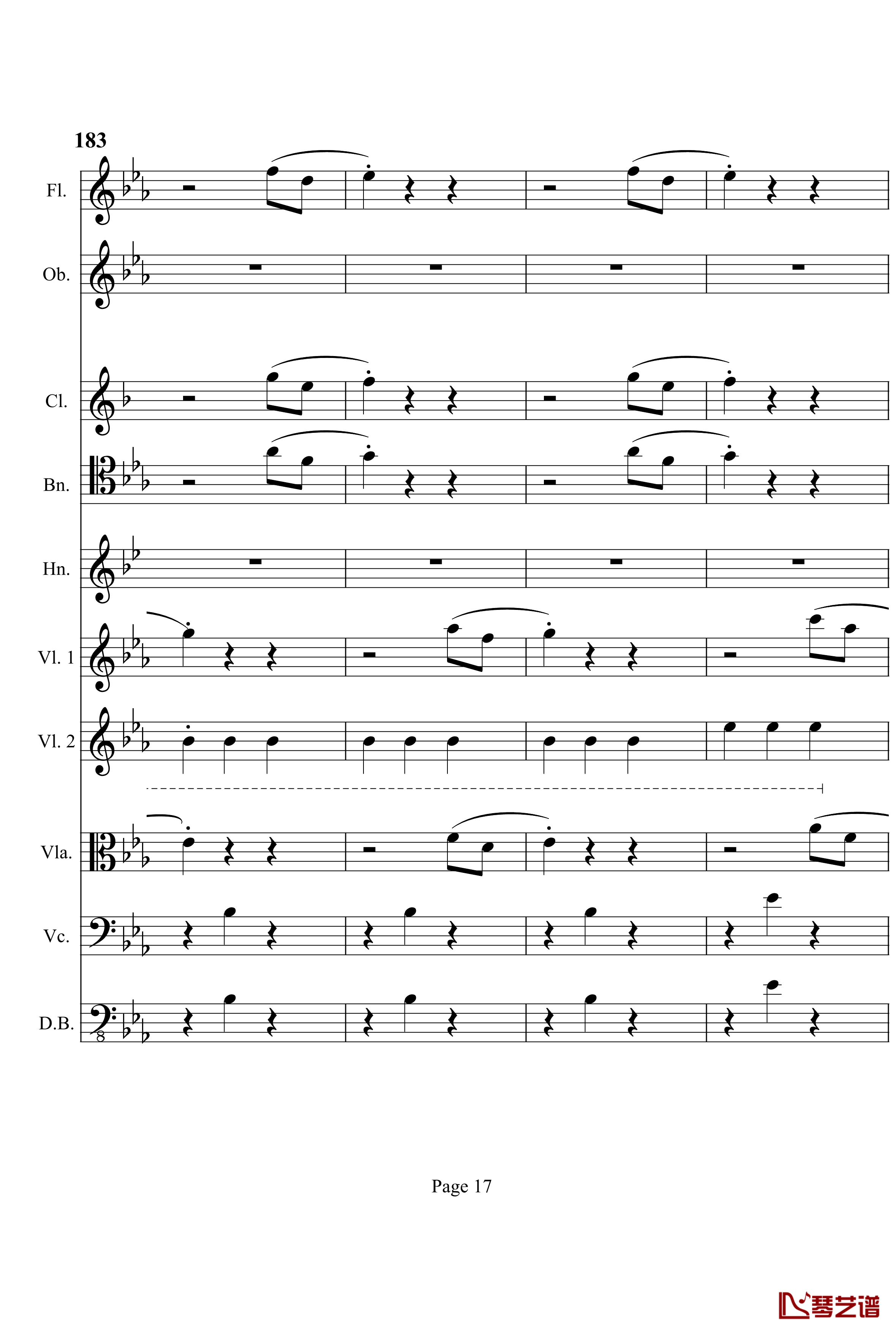 奏鸣曲之交响钢琴谱-第4首-Ⅲ-贝多芬-beethoven17