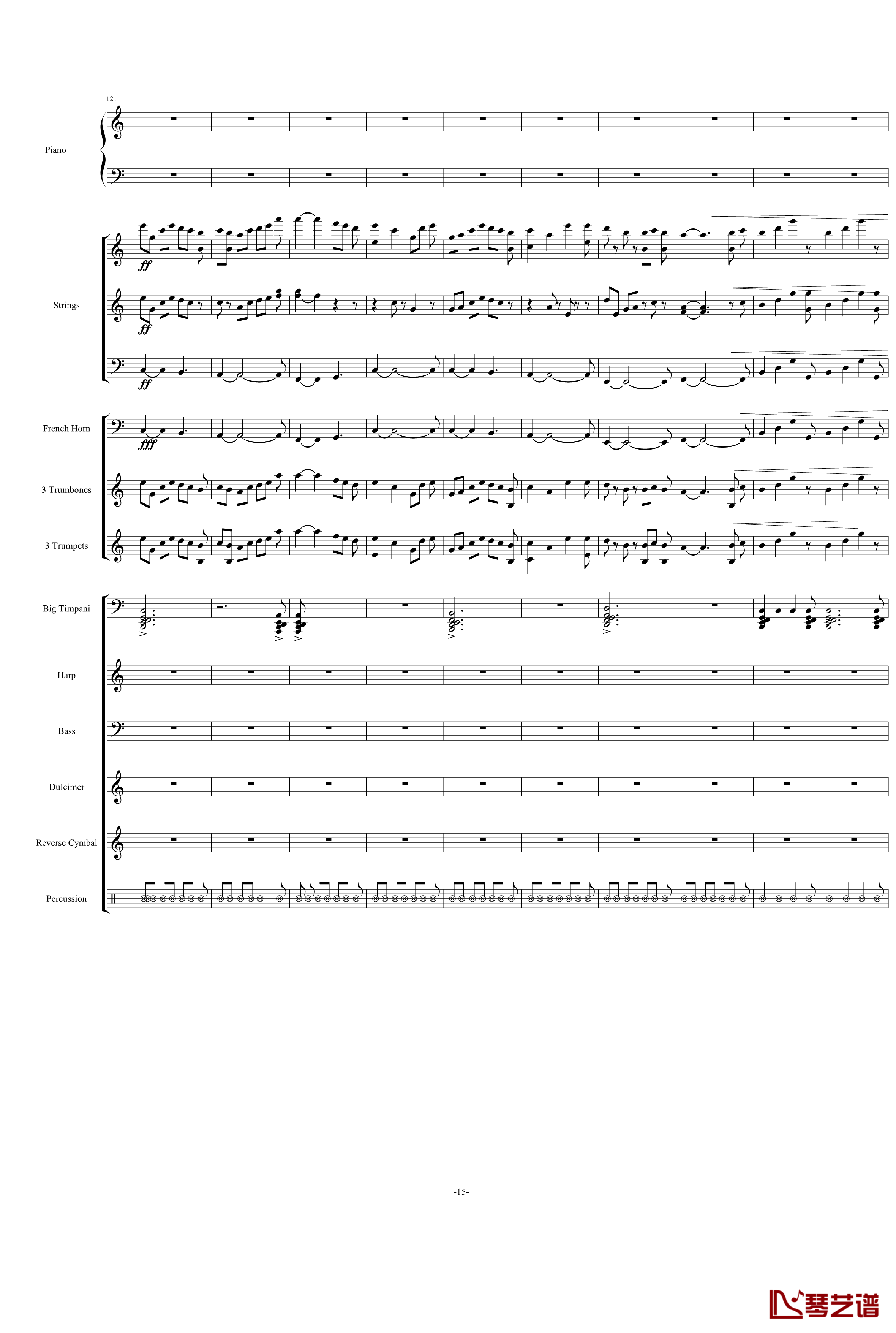 Santorini圣托里尼钢琴谱-完整版-雅尼15
