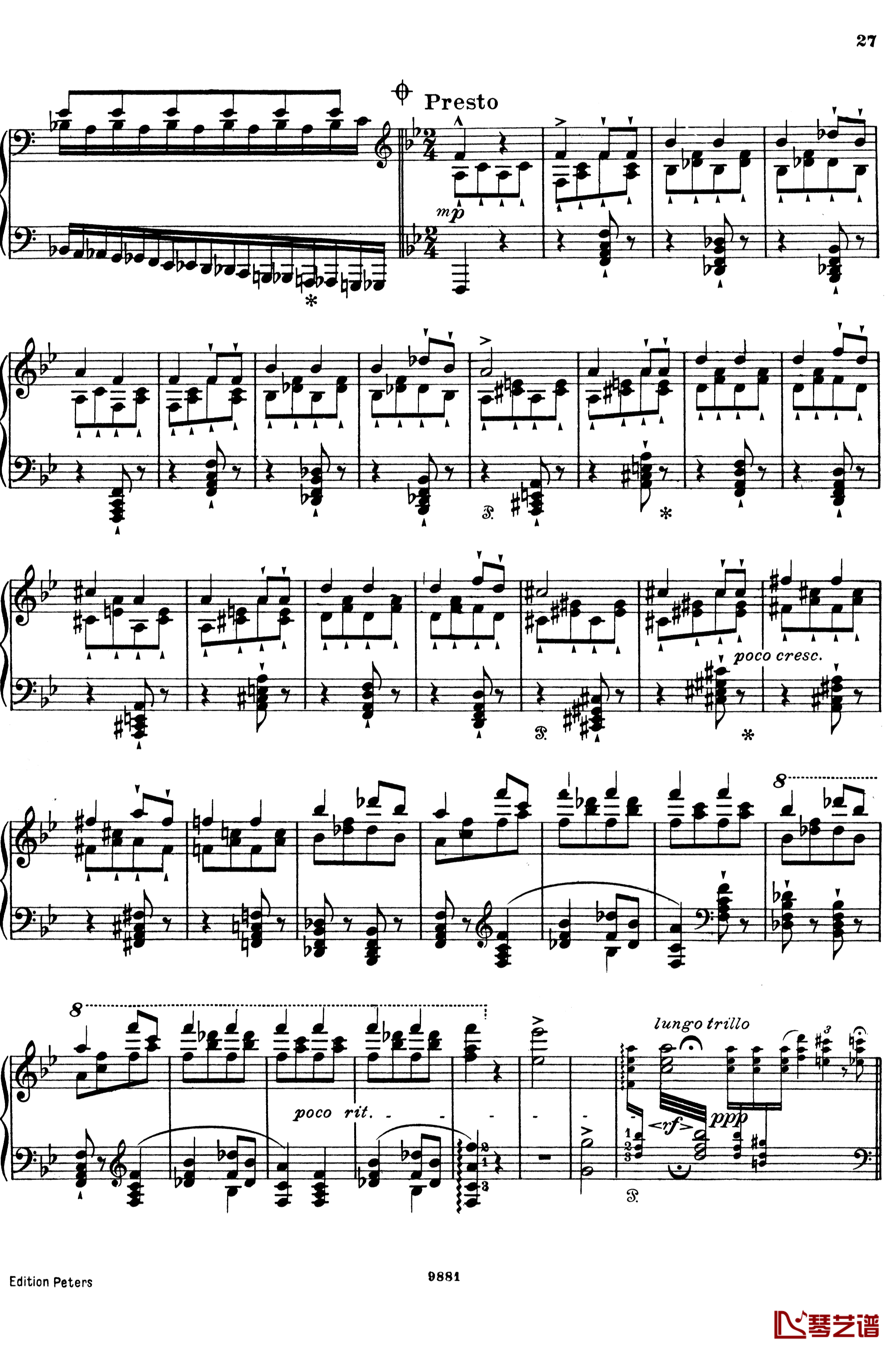 唐璜的回忆钢琴谱-李斯特 S.418-李斯特27