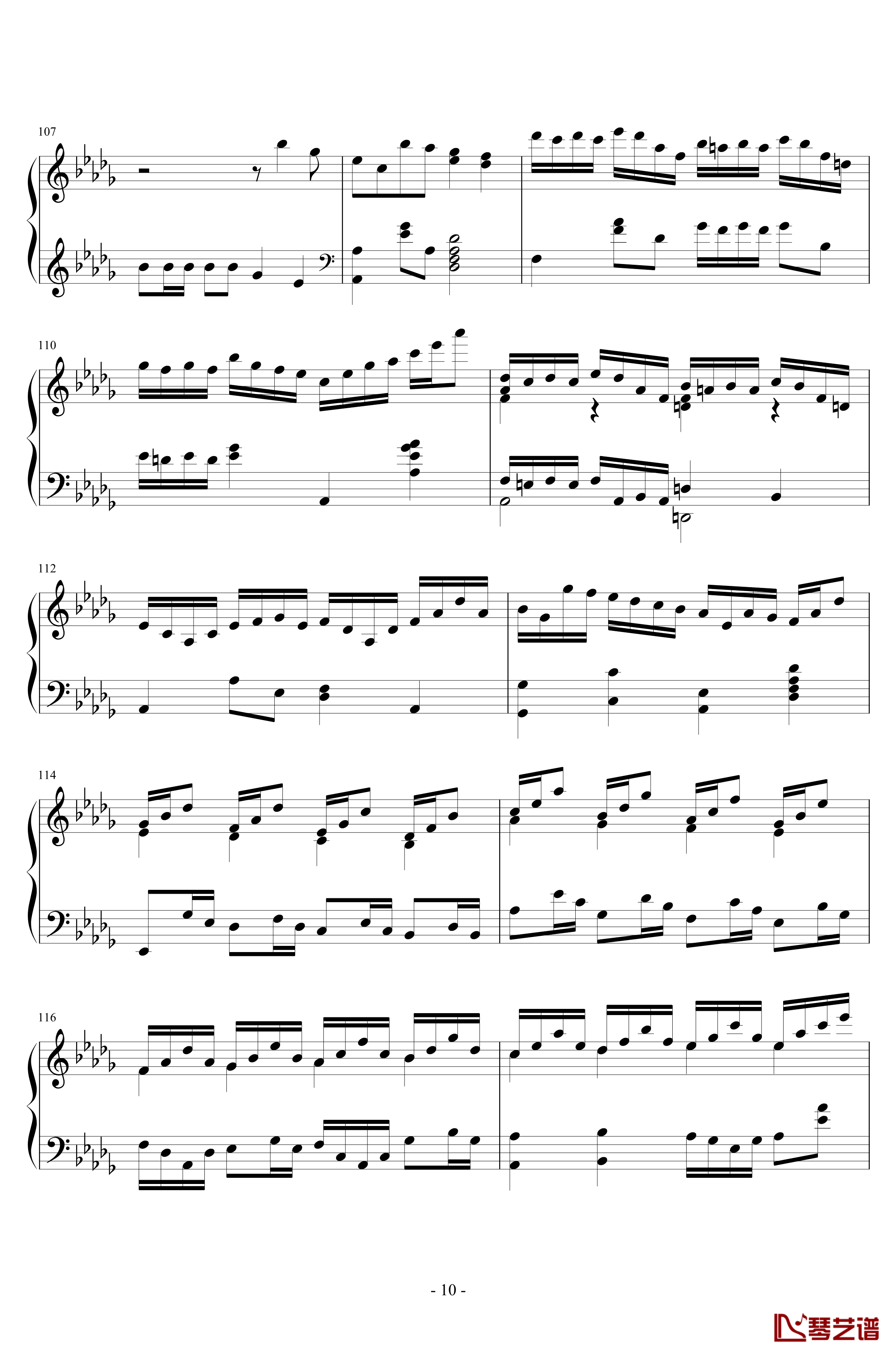 第二钢琴奏鸣曲第一乐章钢琴谱-nzh193410