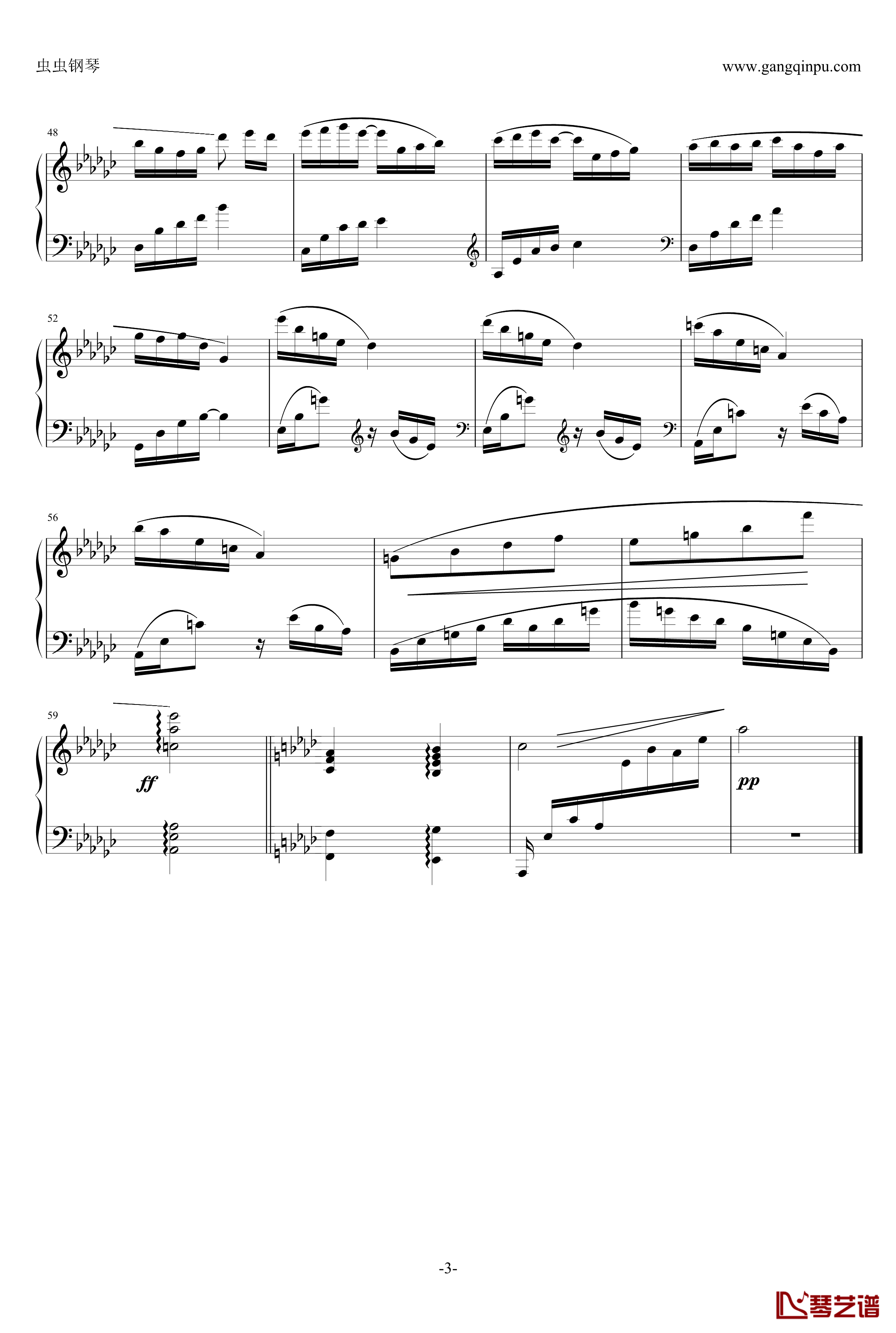 静雪钢琴谱-乐之琴3