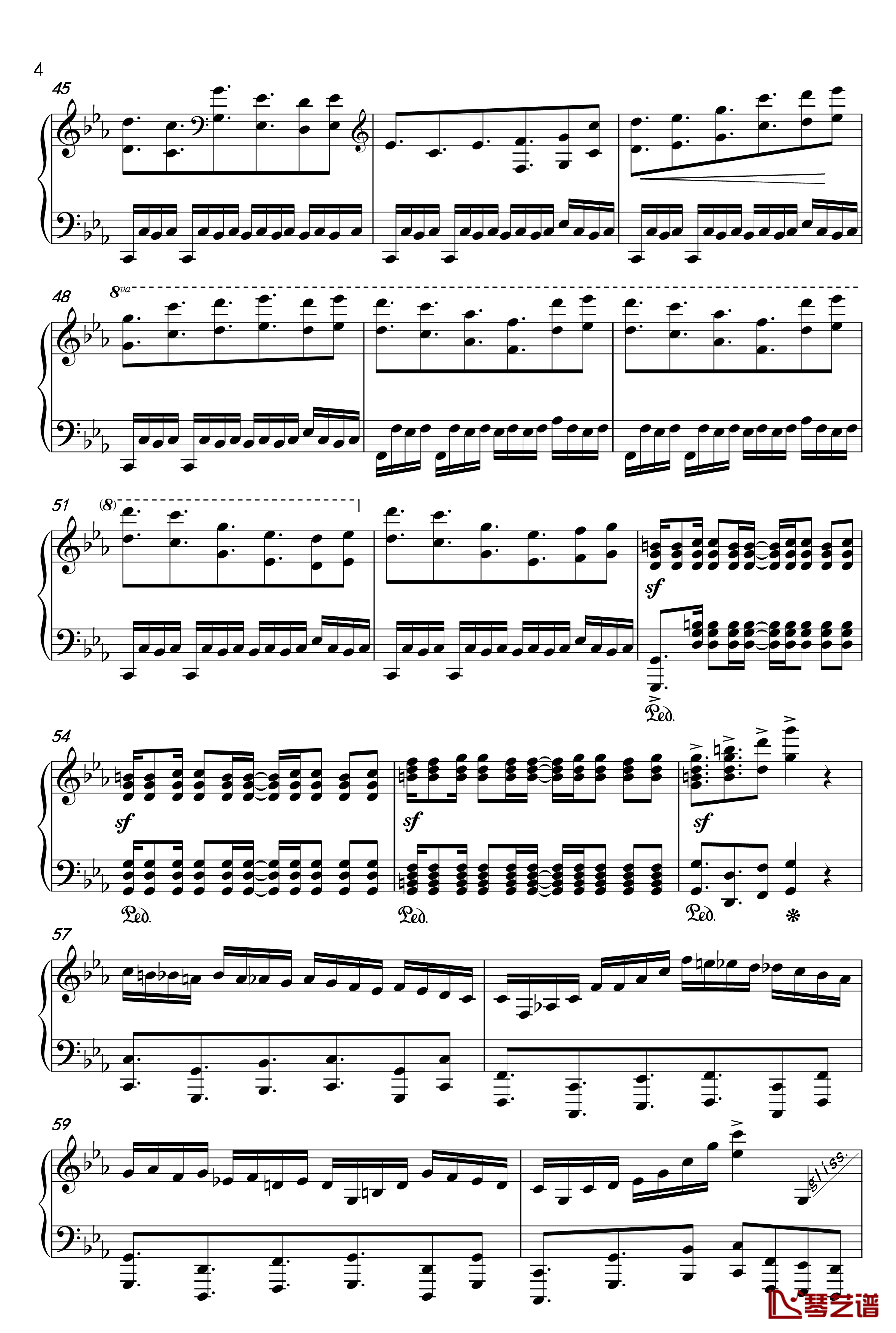 古巴 钢琴谱-最接近原版-马克西姆-Maksim·Mrvica4