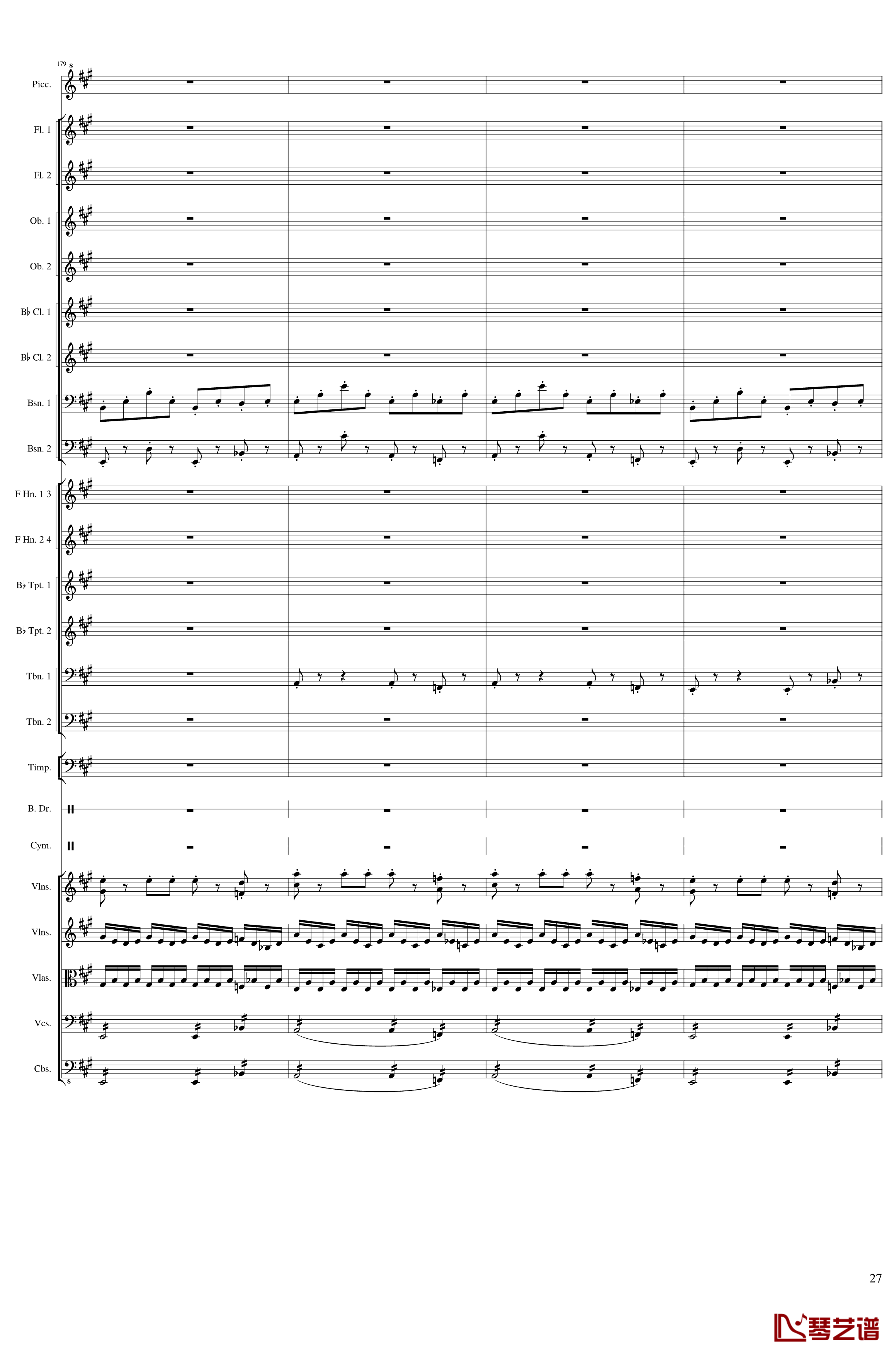 Carnival钢琴谱-Op.posth-一个球27