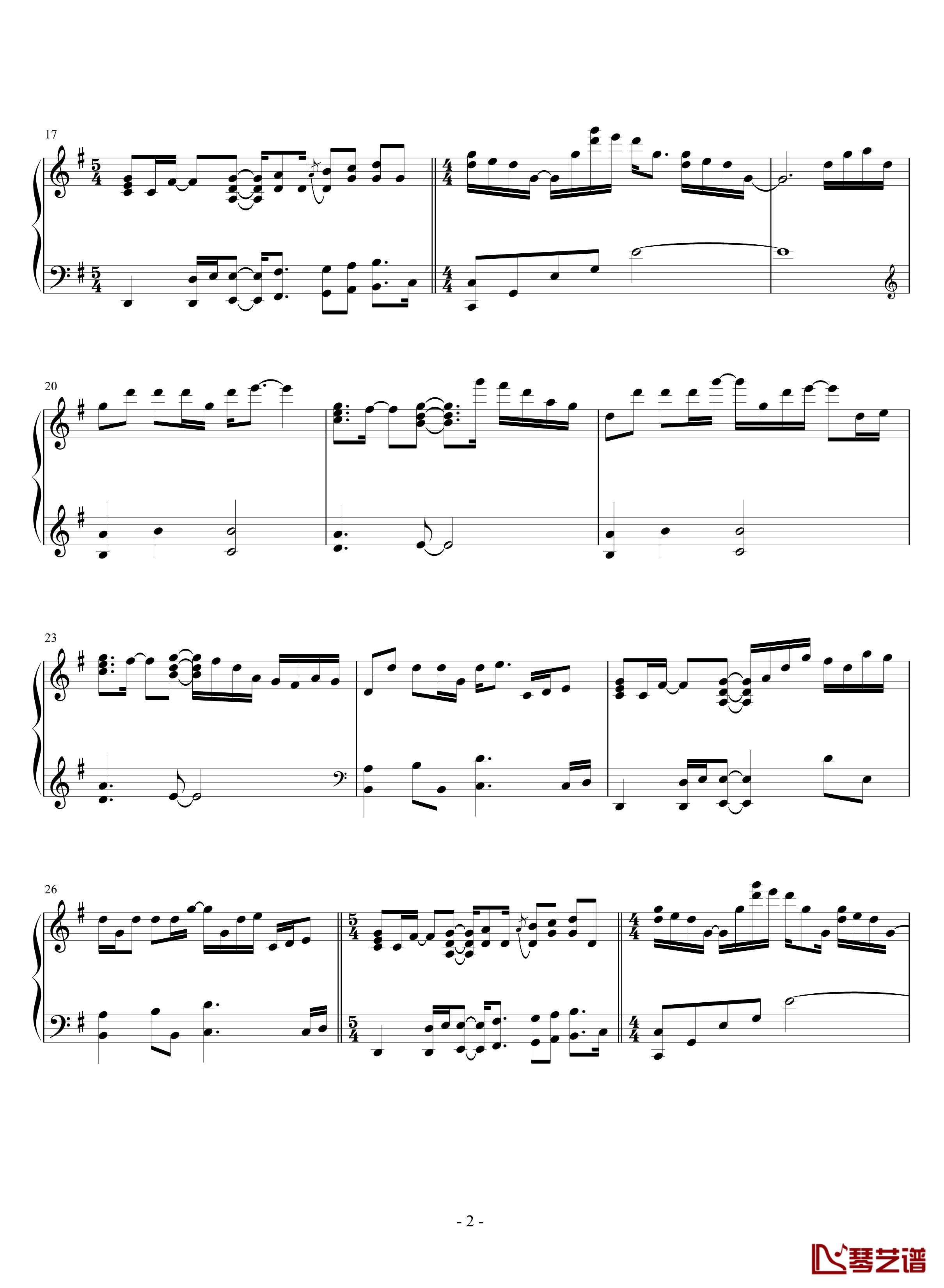 Joy钢琴谱-Yiruma2