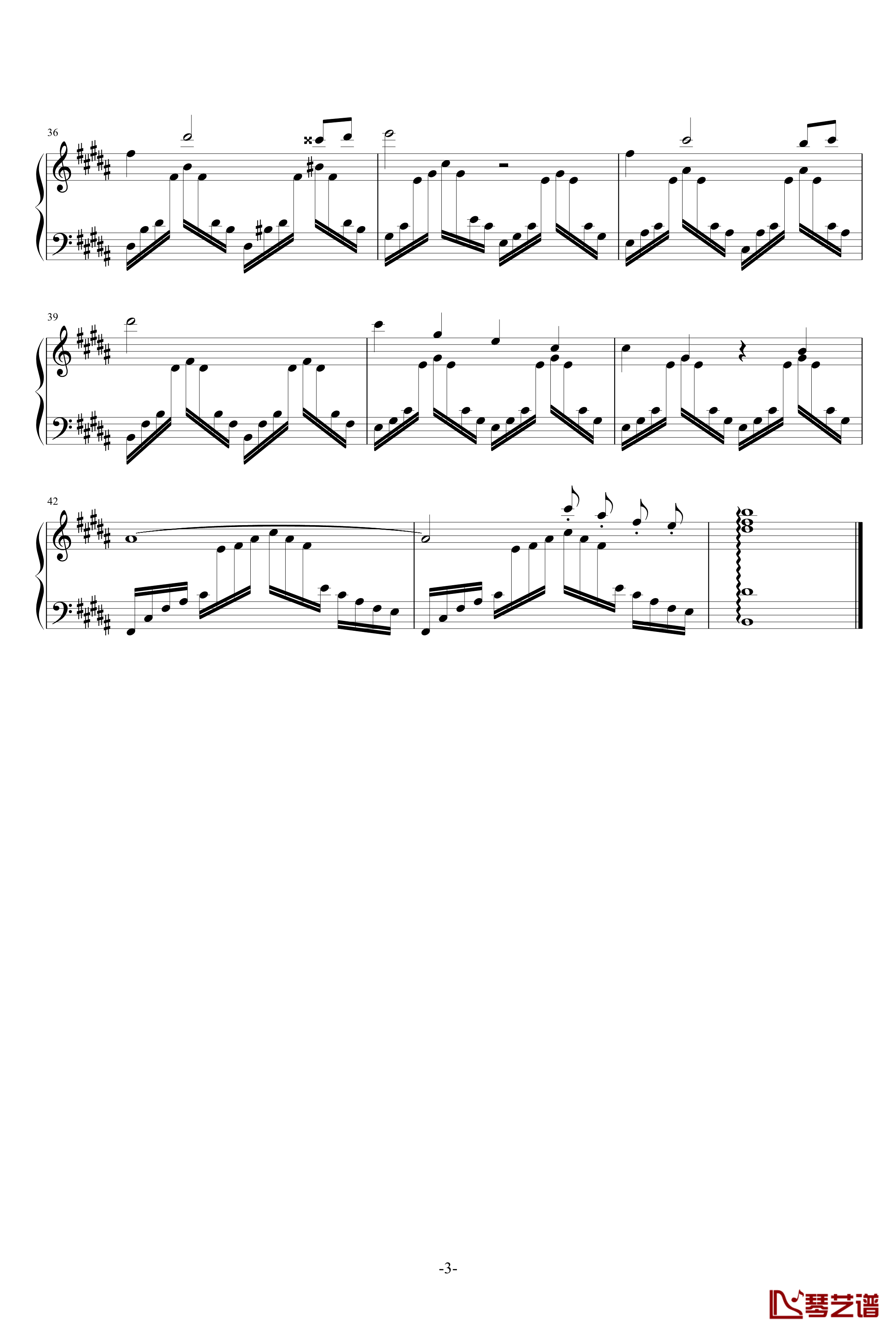 前奏曲钢琴谱-第二首-乐之琴3